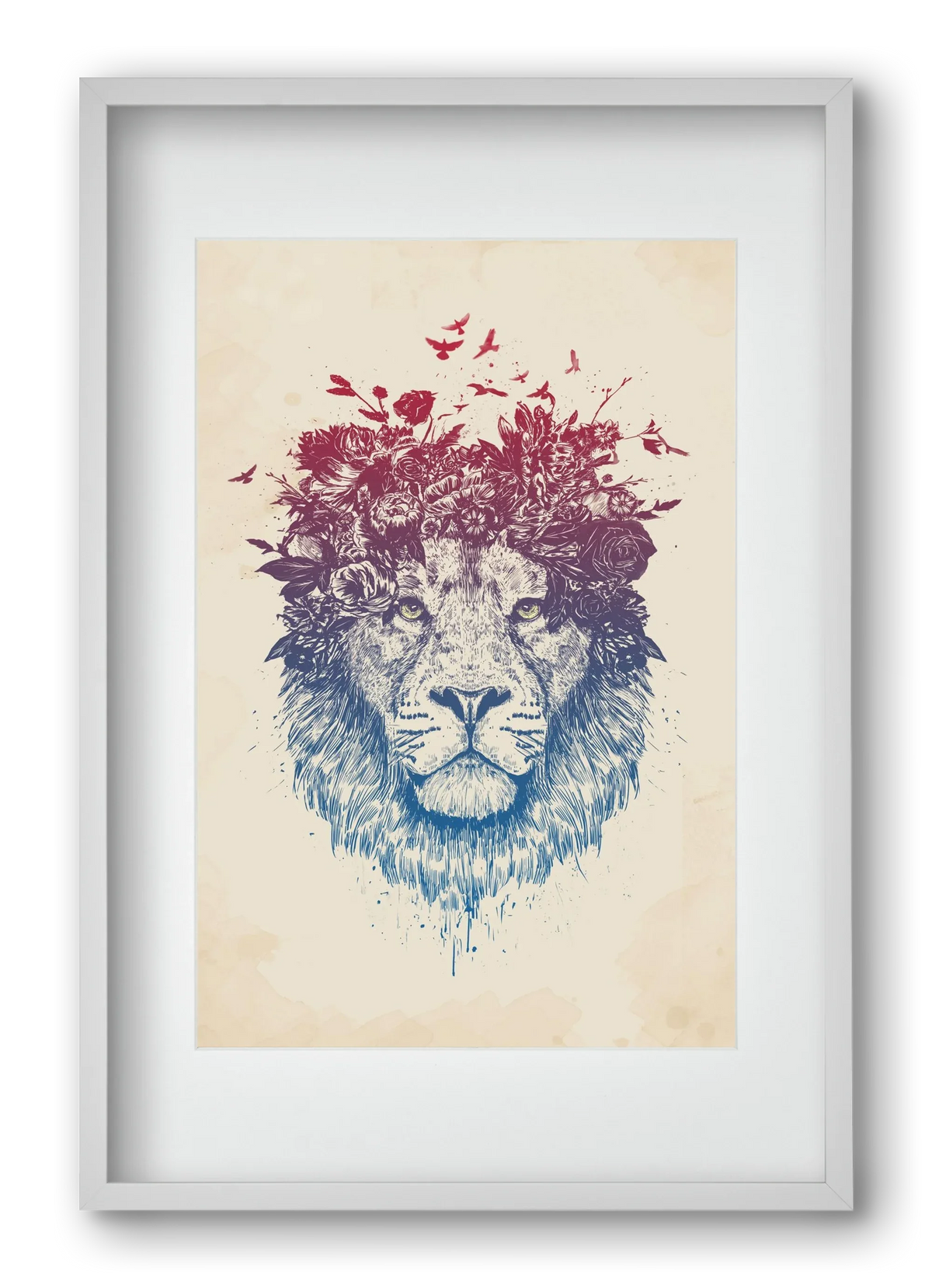 Floral lion III - artbridge