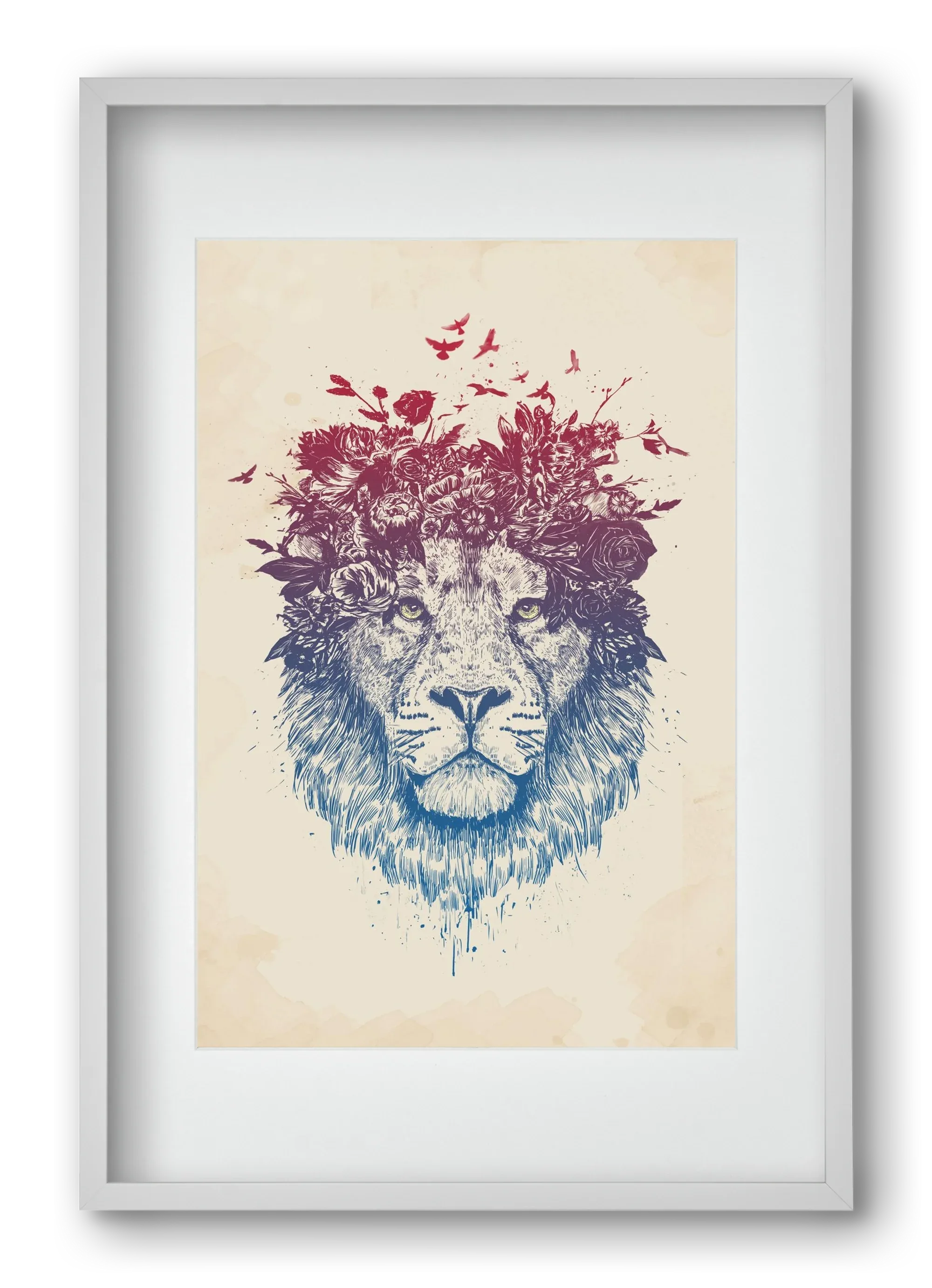 Floral lion III - artbridge
