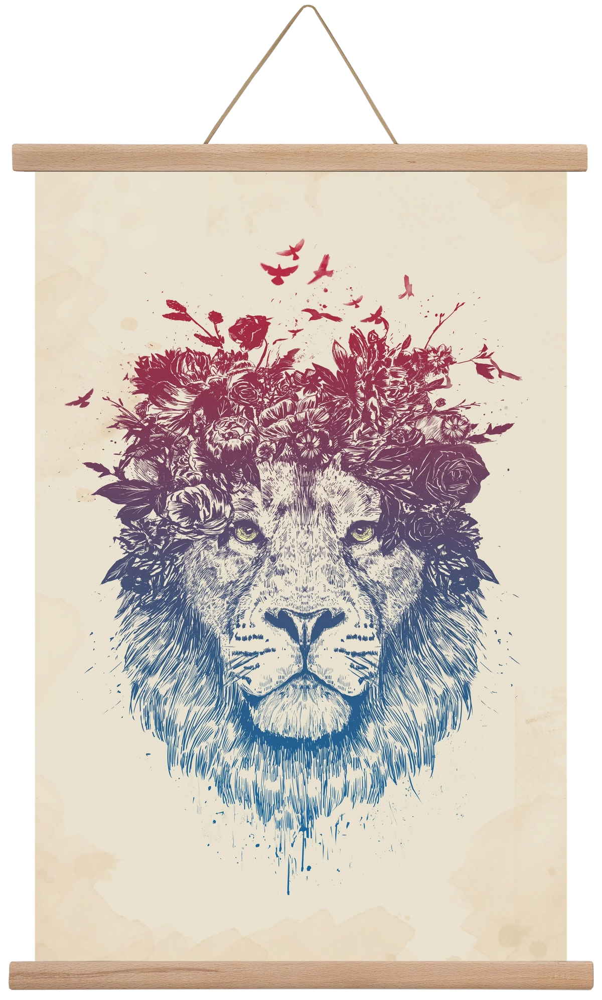 Floral lion III - artbridge