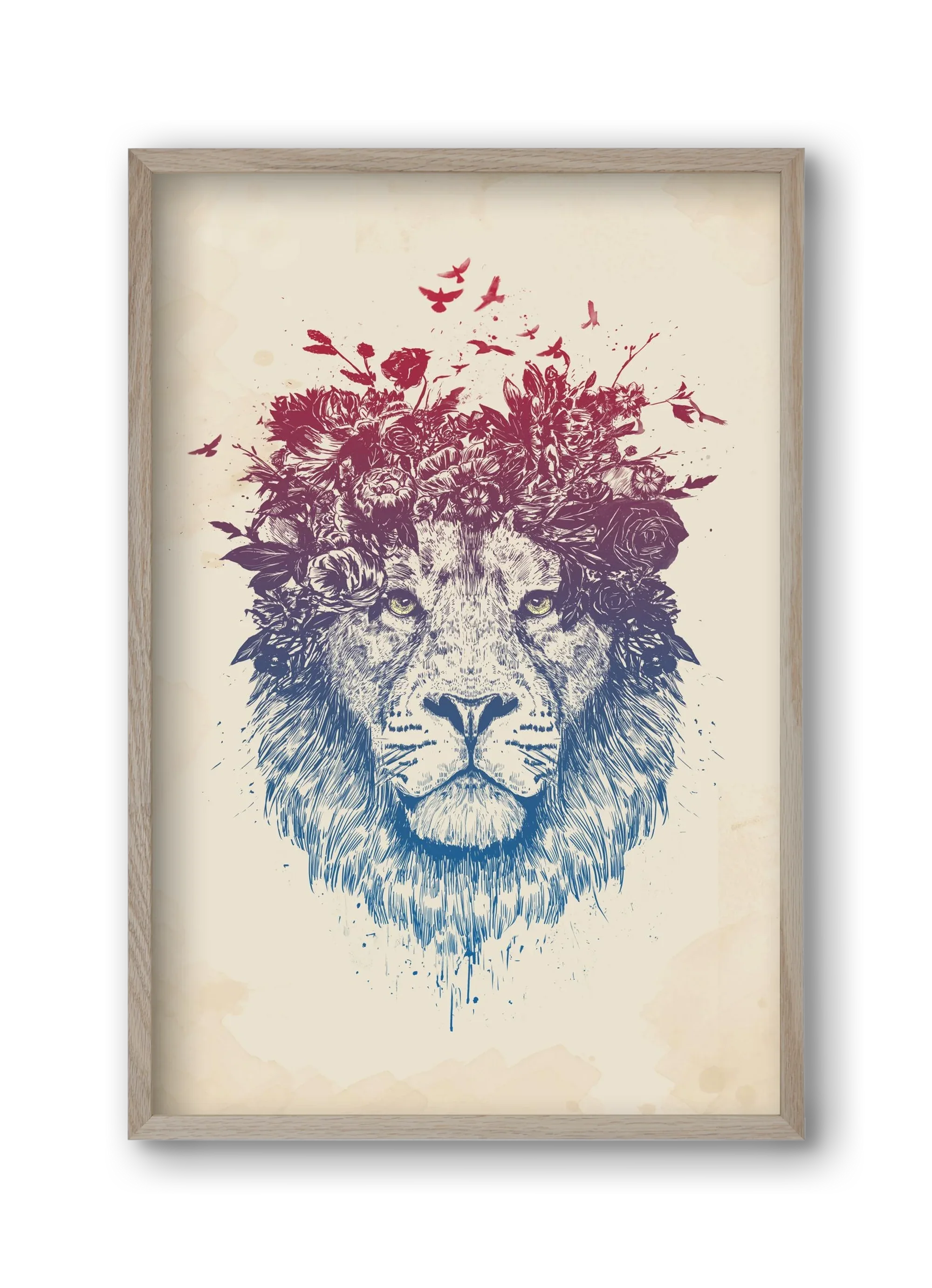 Floral lion III - artbridge