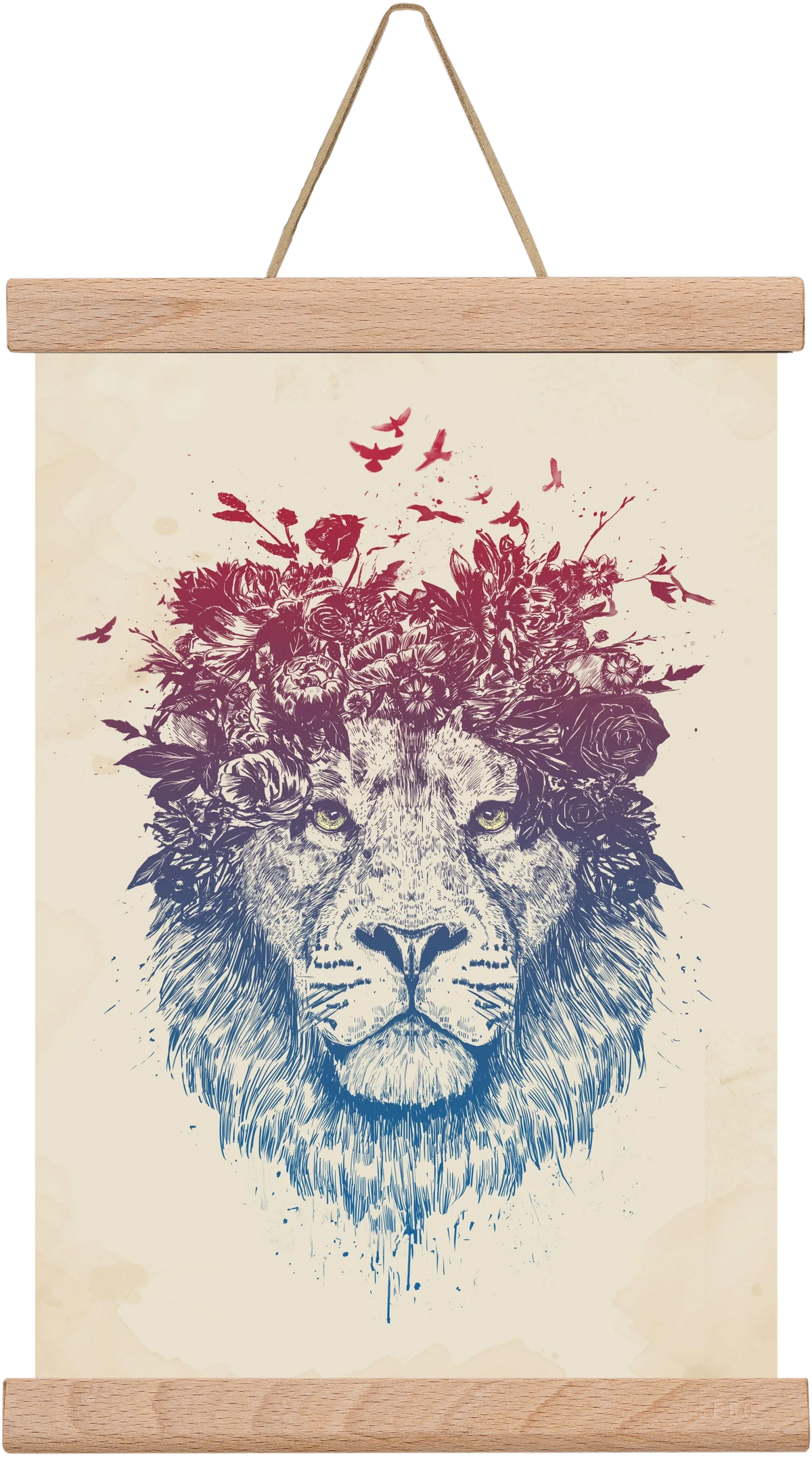 Floral lion III - artbridge