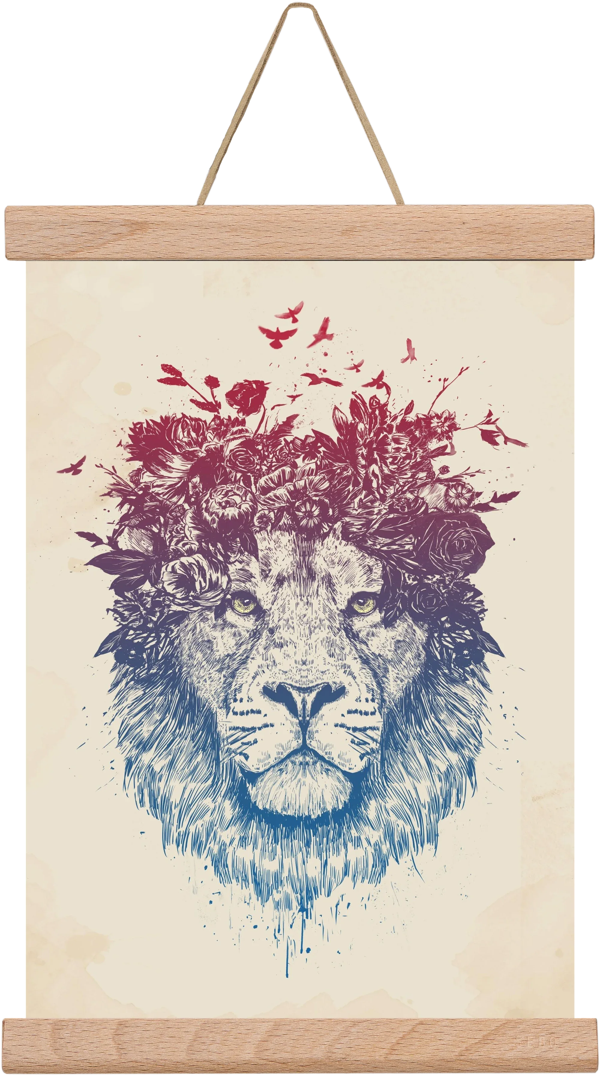 Floral lion III - artbridge