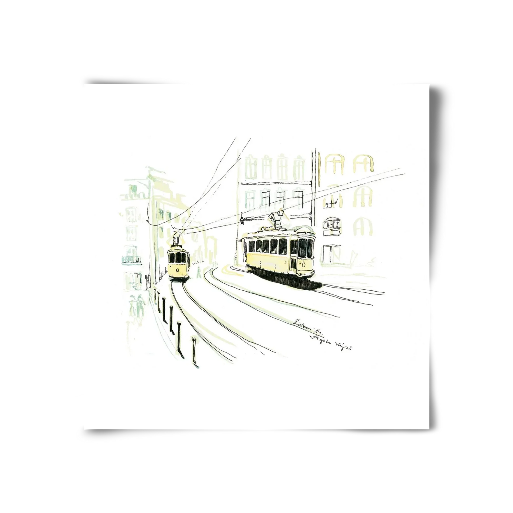 LISBON AQUARELLE NO.9 - artbridge