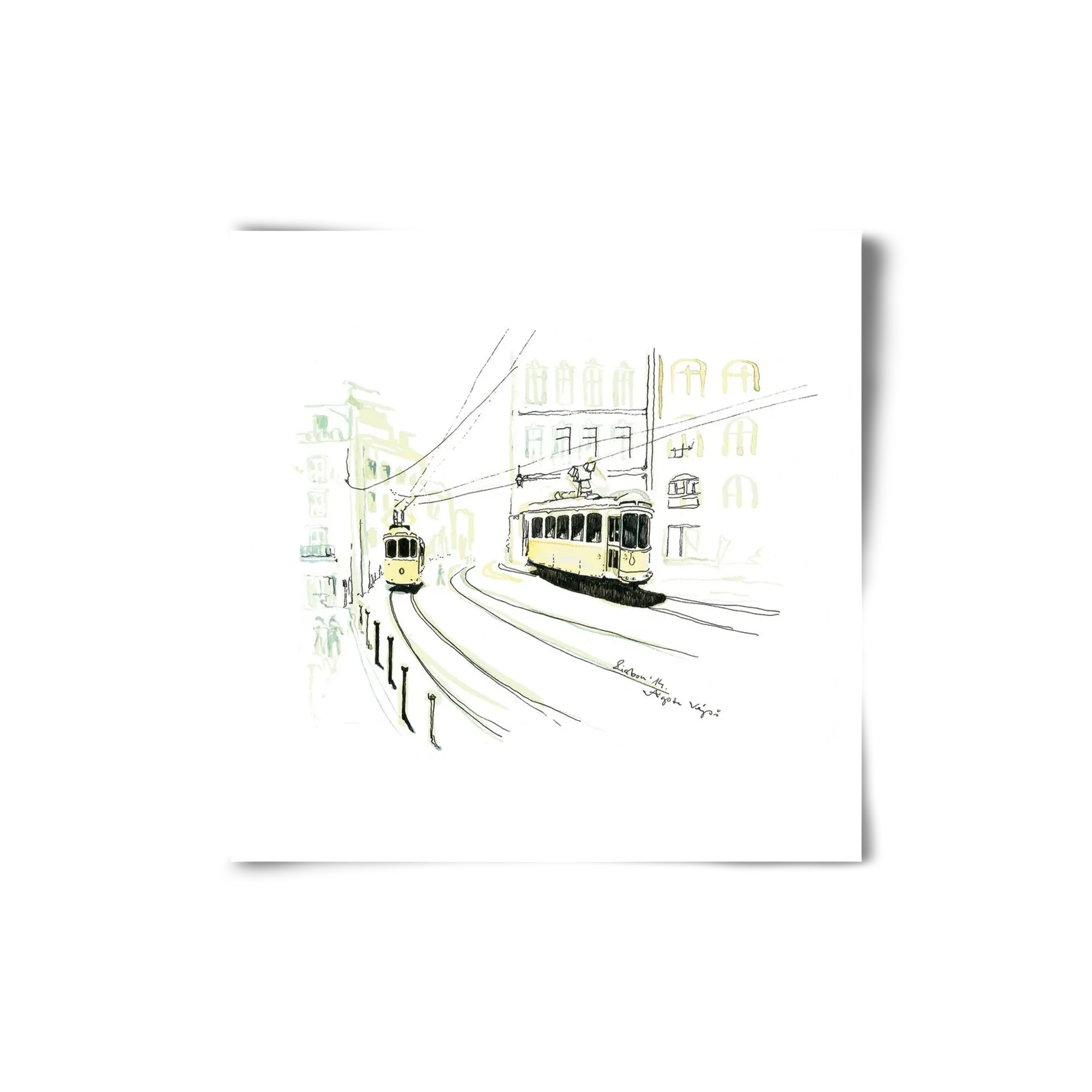 LISBON AQUARELLE NO.9 - artbridge