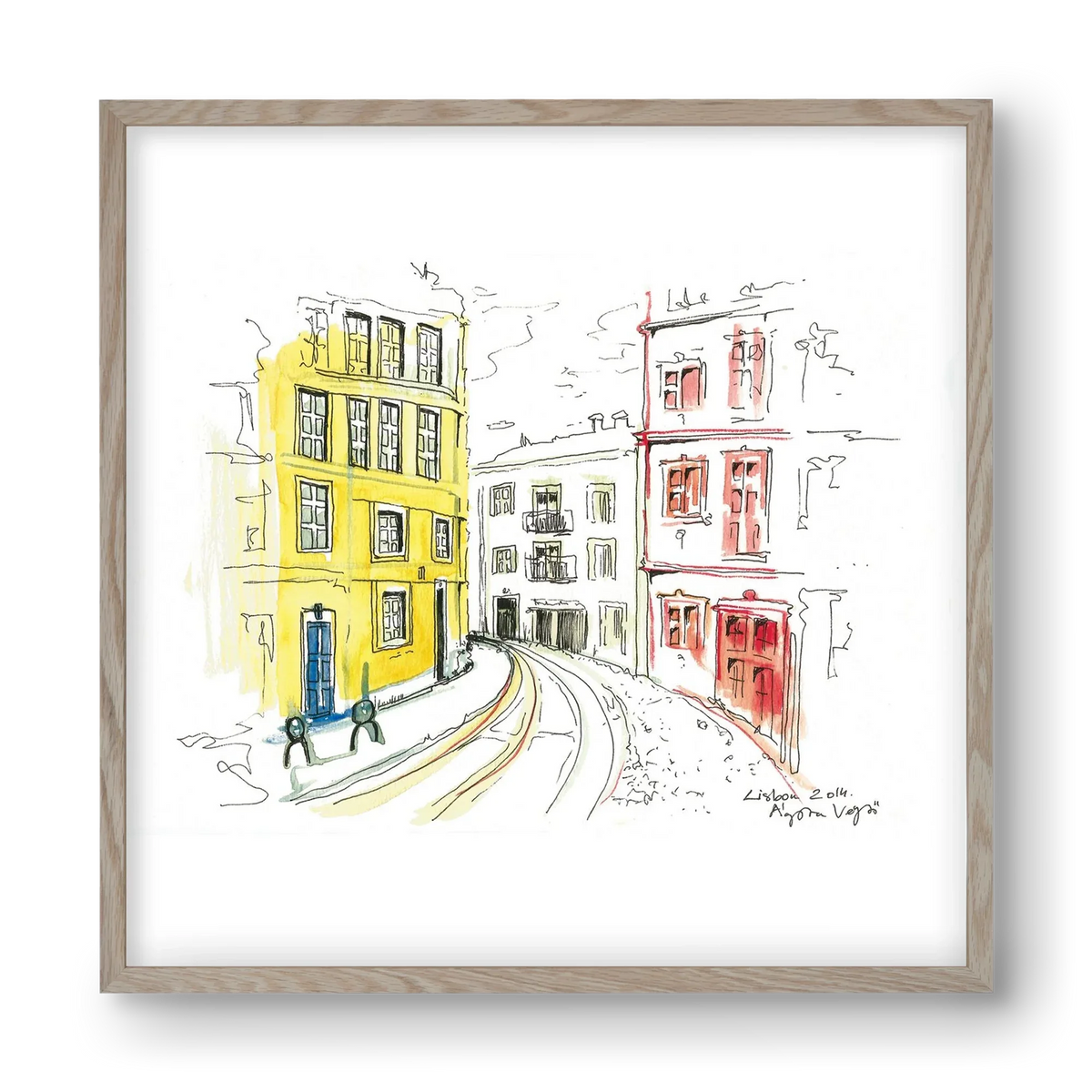 LISBON AQUARELLE NO.10 - artbridge