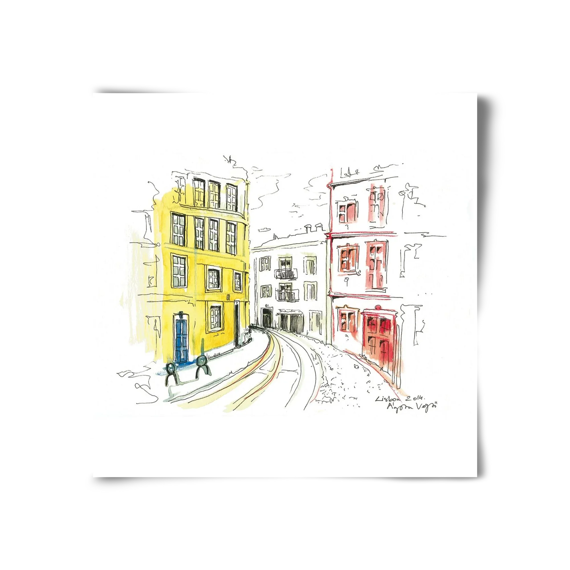LISBON AQUARELLE NO.10 - artbridge