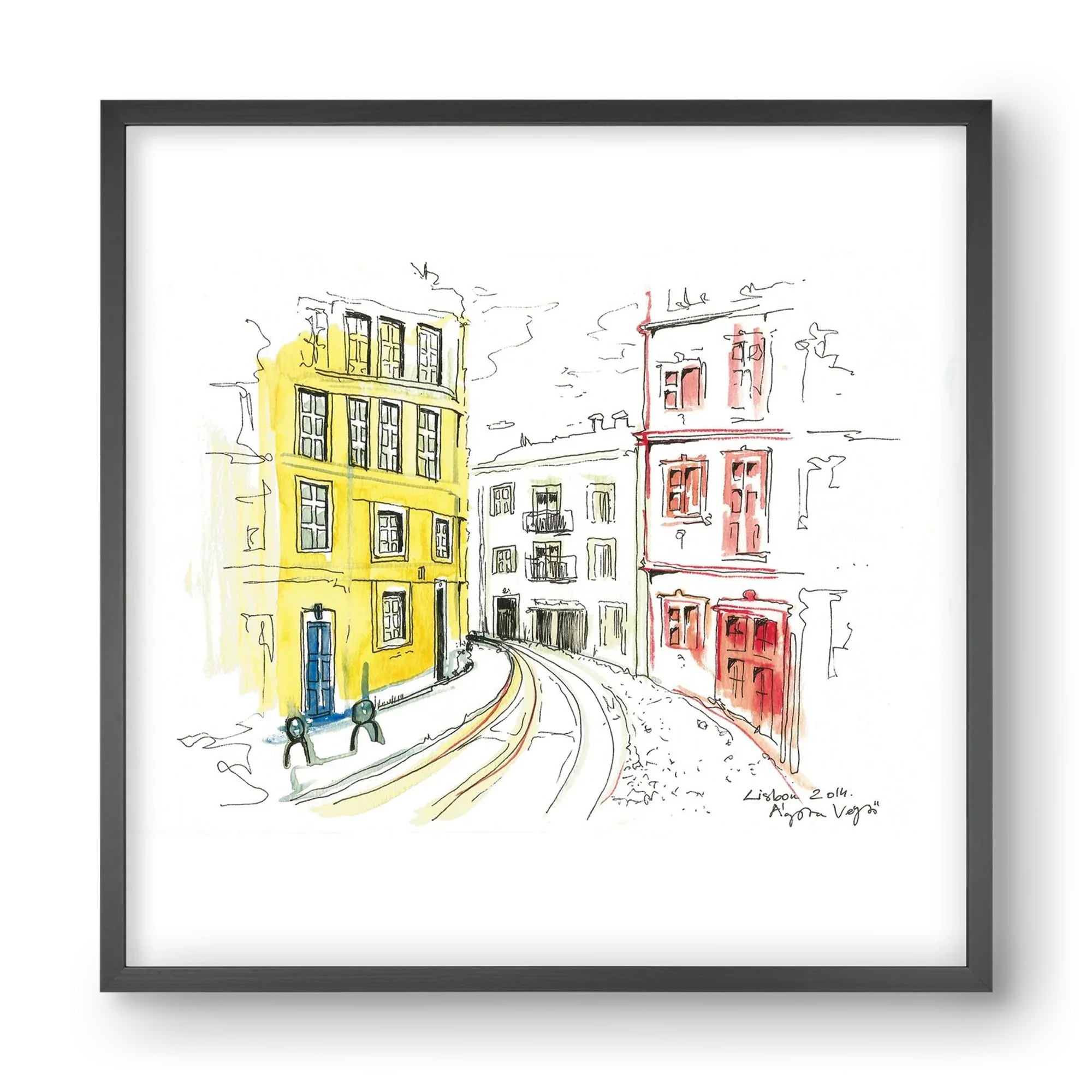 LISBON AQUARELLE NO.10 - artbridge