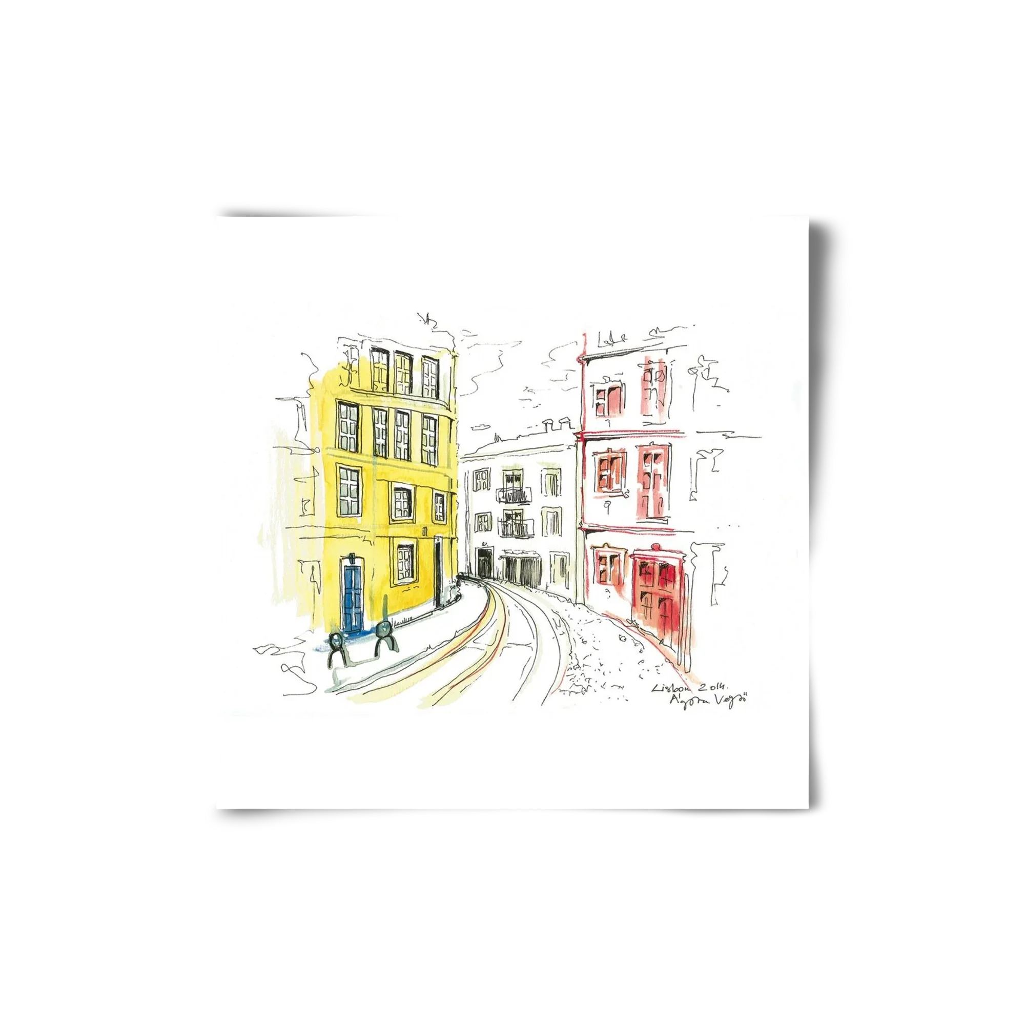 LISBON AQUARELLE NO.10 - artbridge
