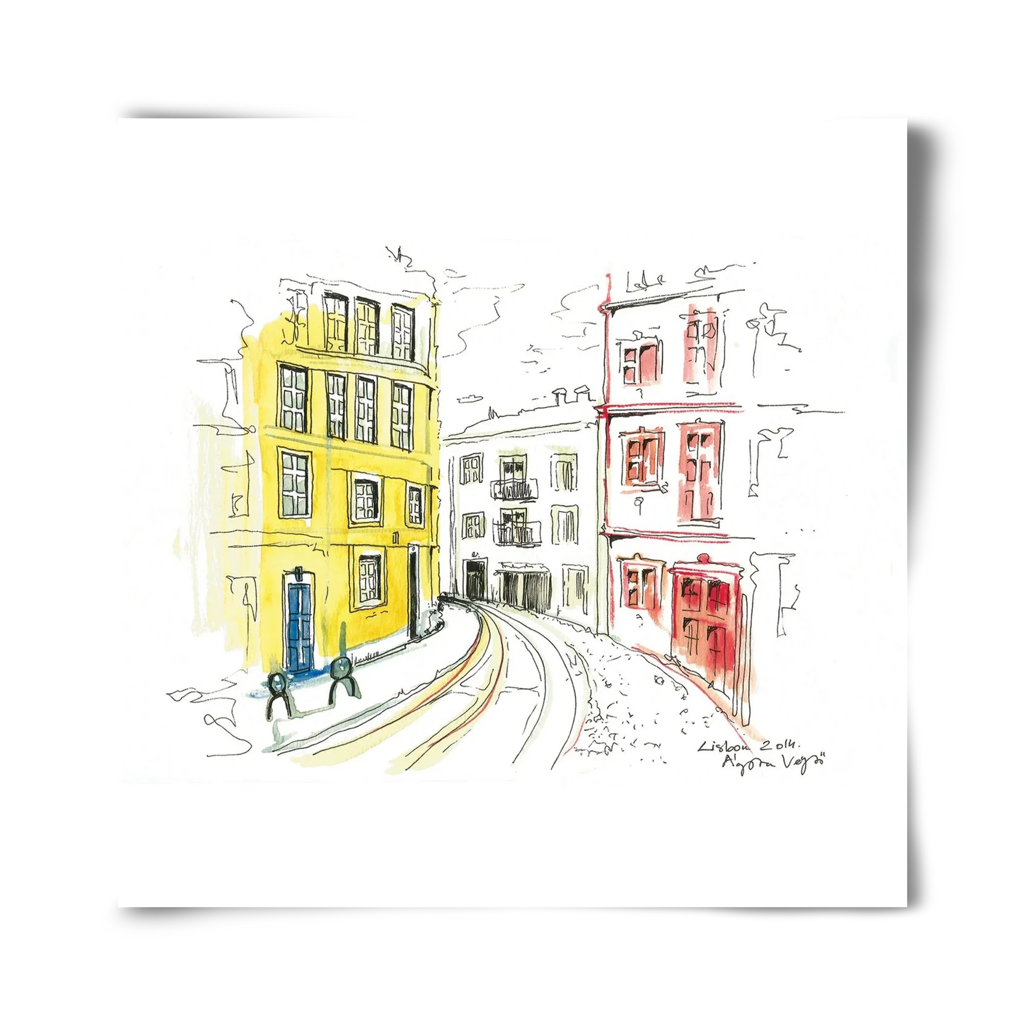 LISBON AQUARELLE NO.10 - artbridge