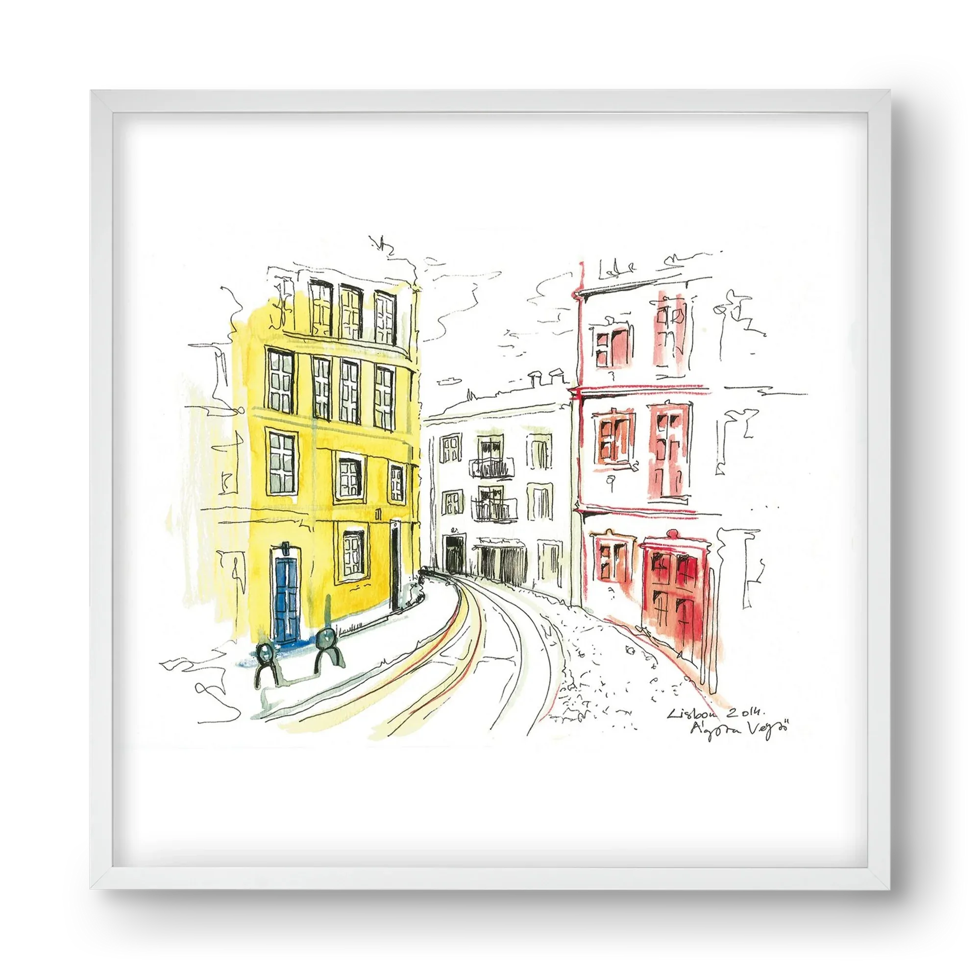 LISBON AQUARELLE NO.10 - artbridge