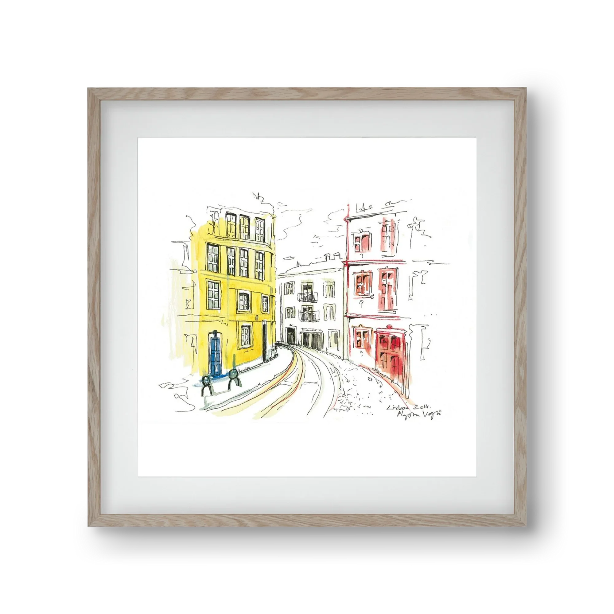 LISBON AQUARELLE NO.10 - artbridge