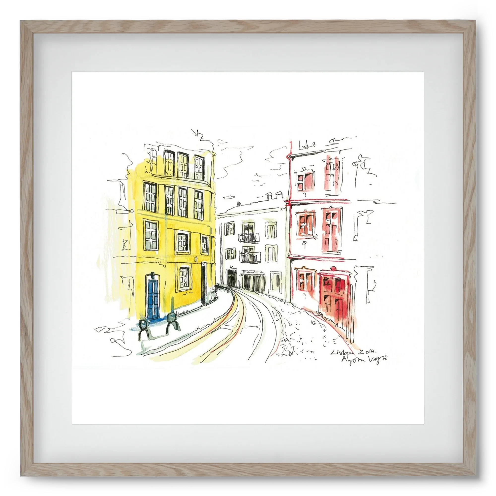 LISBON AQUARELLE NO.10 - artbridge