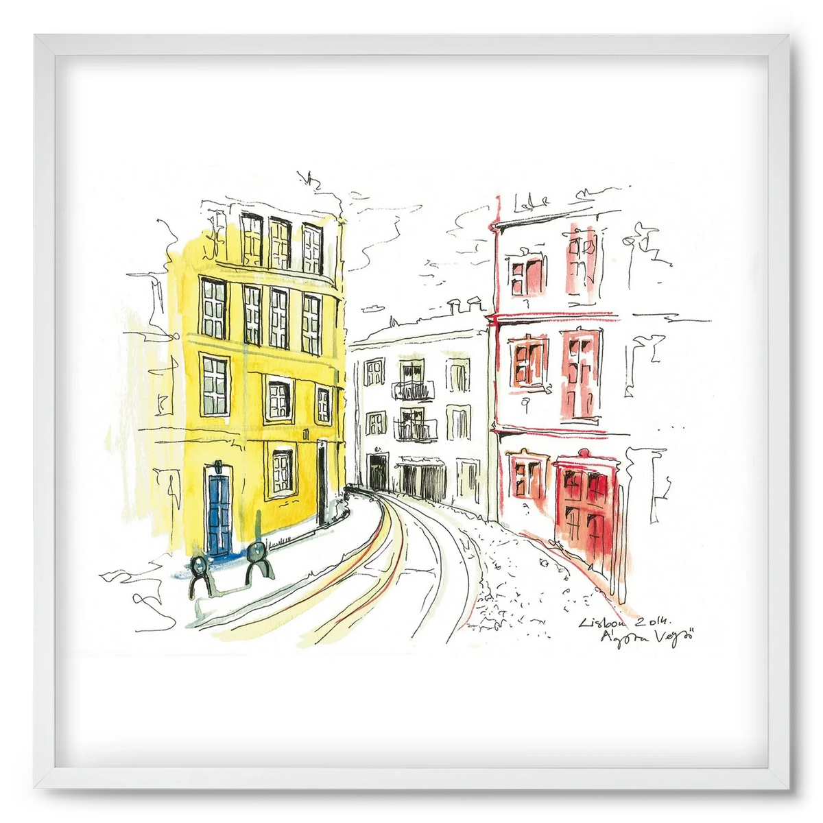 LISBON AQUARELLE NO.10 - artbridge