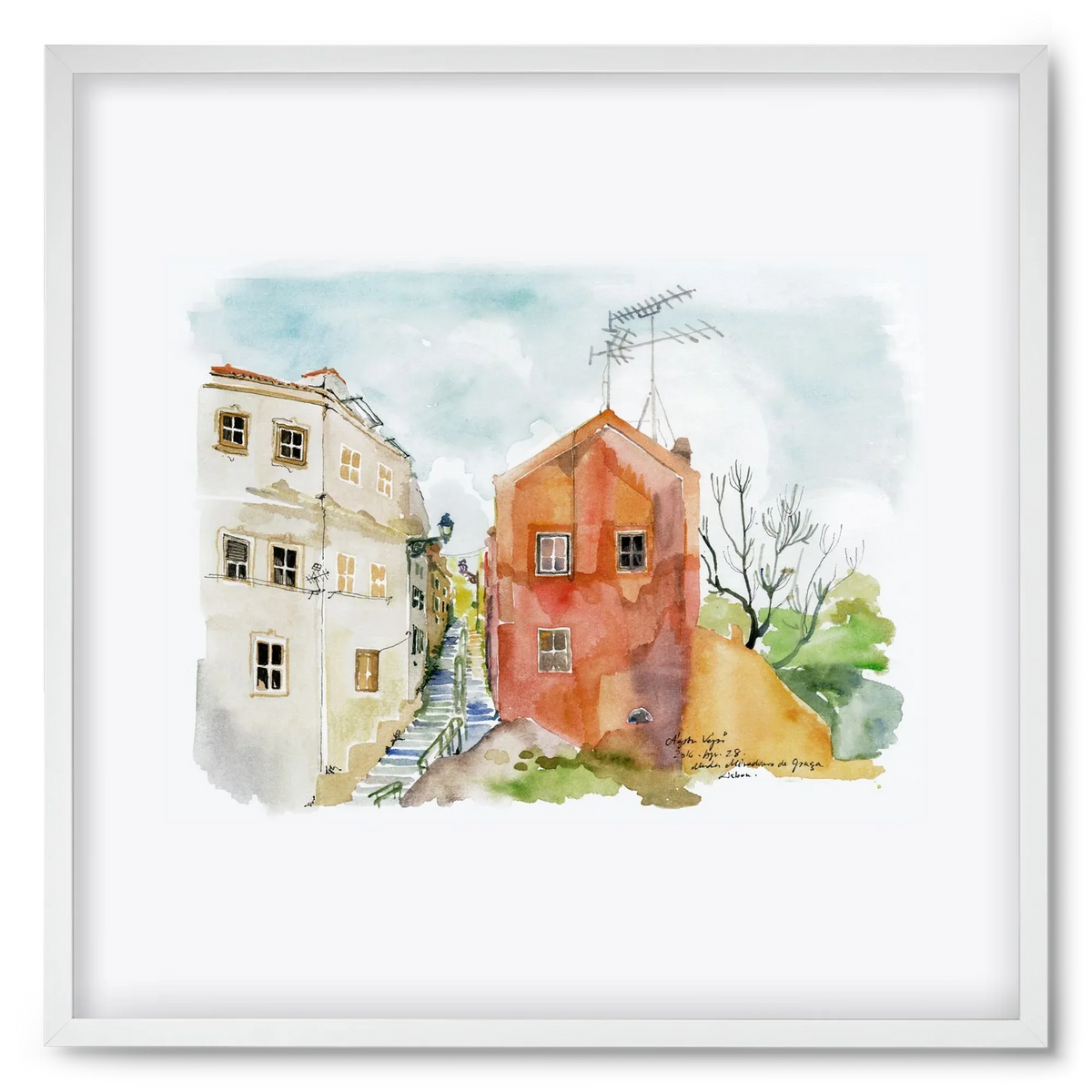 LISBON AQUARELLE NO.12 - artbridge