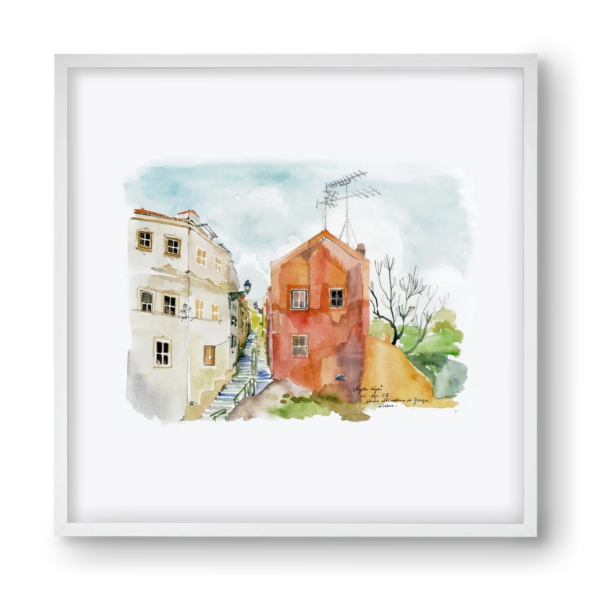 LISBON AQUARELLE NO.12 - artbridge