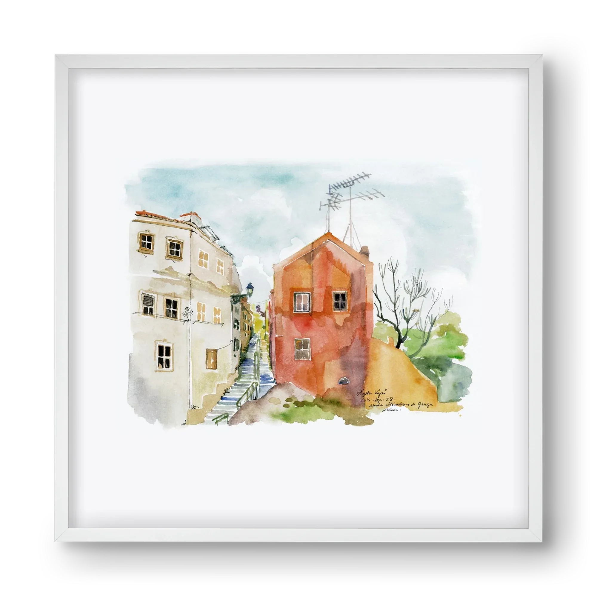 LISBON AQUARELLE NO.12 - artbridge