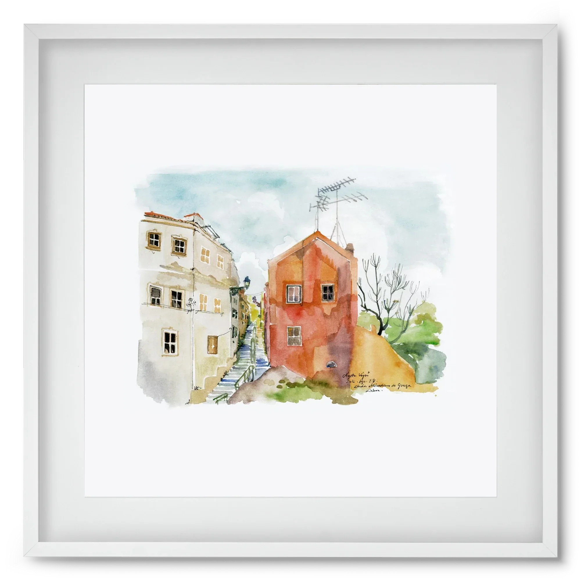 LISBON AQUARELLE NO.12 - artbridge