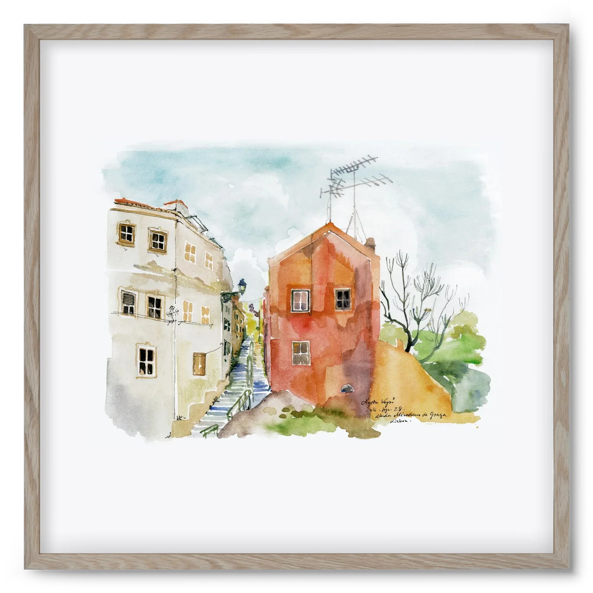 LISBON AQUARELLE NO.12 - artbridge