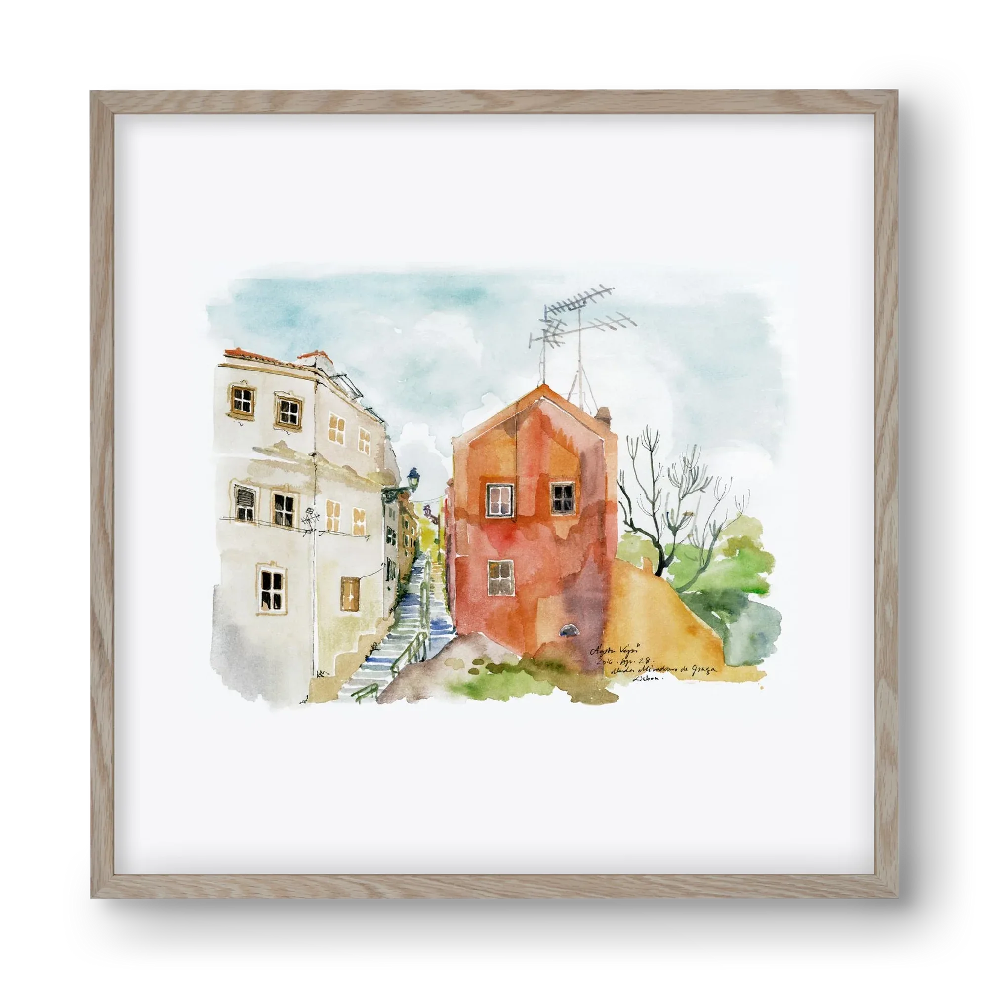 LISBON AQUARELLE NO.12 - artbridge
