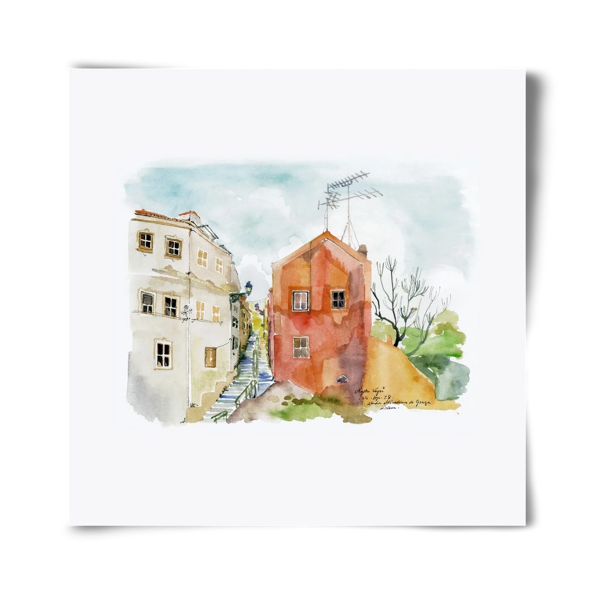 LISBON AQUARELLE NO.12 - artbridge
