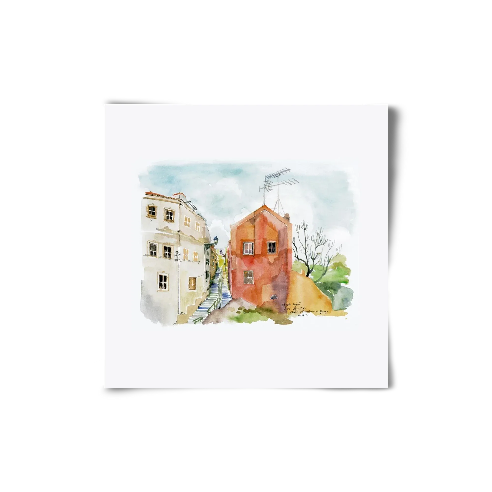 LISBON AQUARELLE NO.12 - artbridge