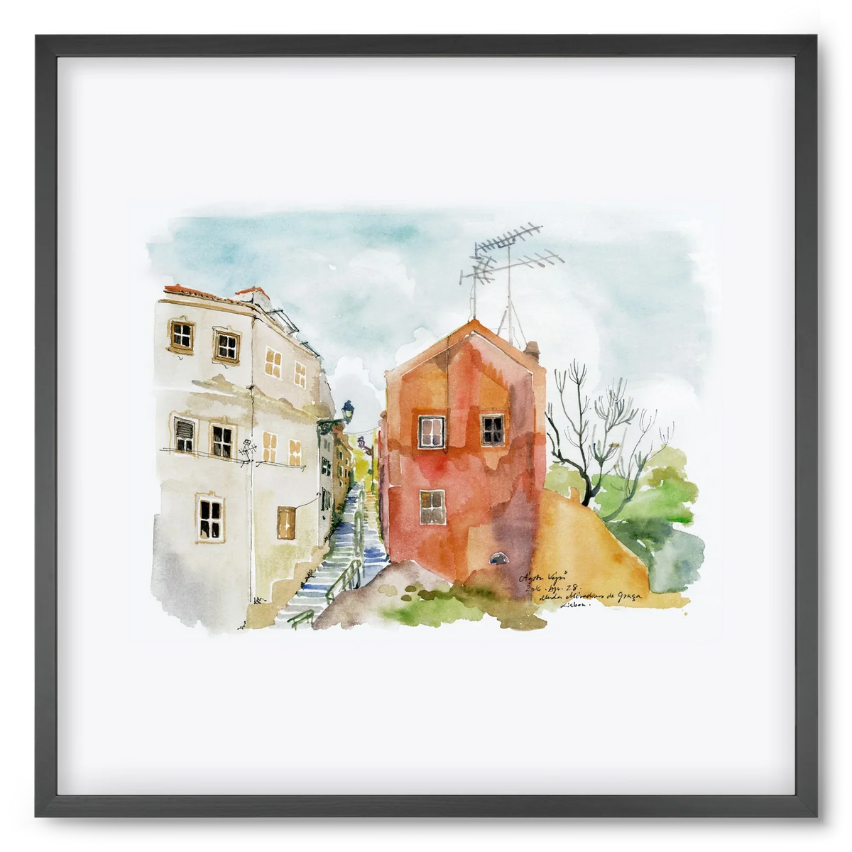 LISBON AQUARELLE NO.12 - artbridge