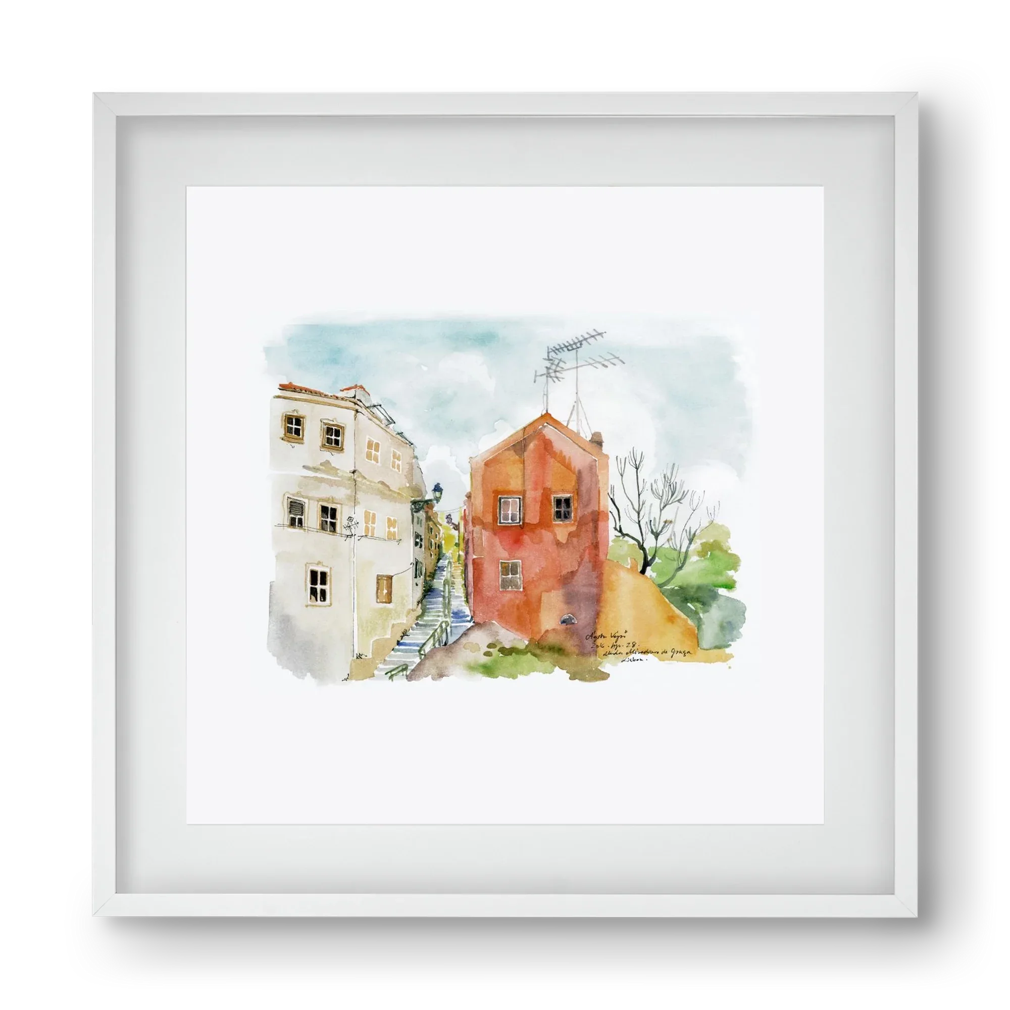 LISBON AQUARELLE NO.12 - artbridge
