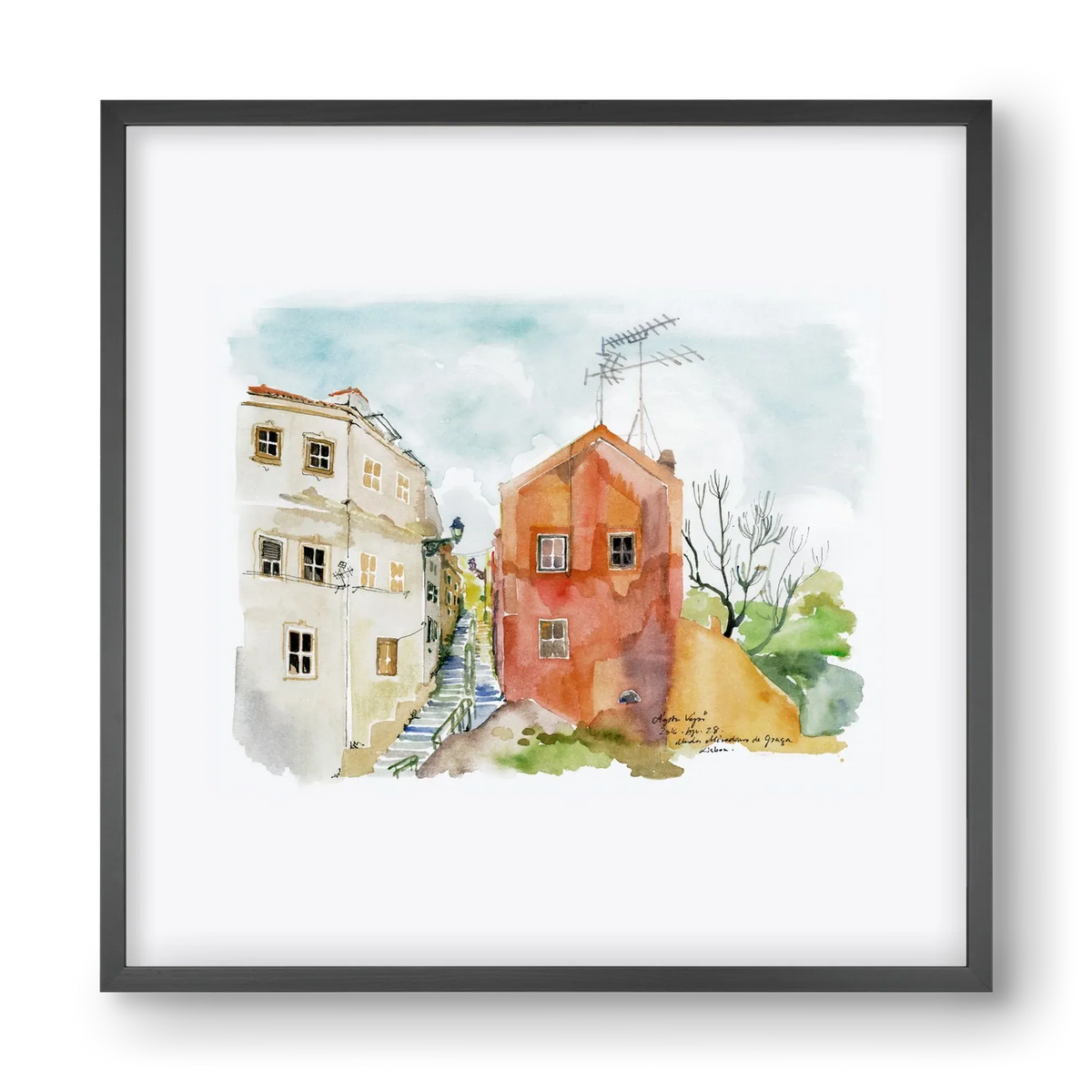 LISBON AQUARELLE NO.12 - artbridge