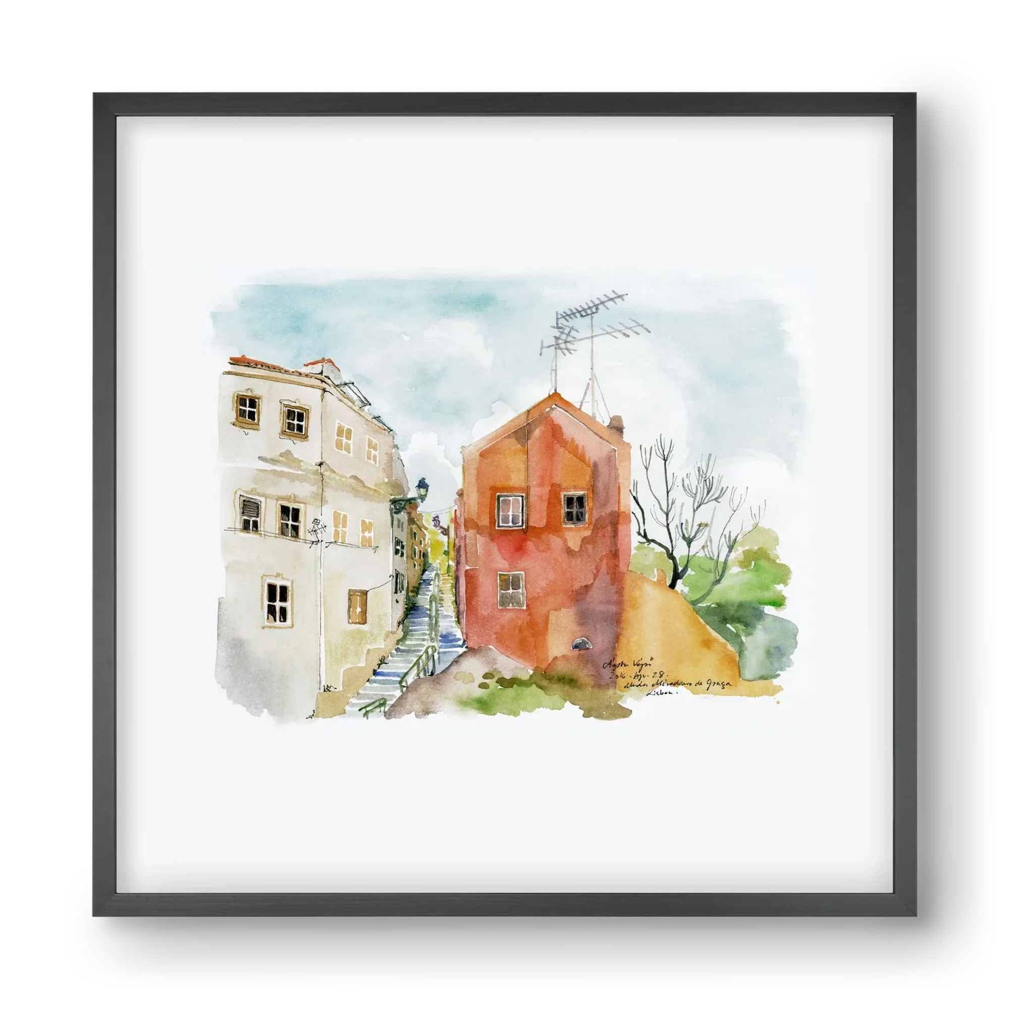 LISBON AQUARELLE NO.12 - artbridge