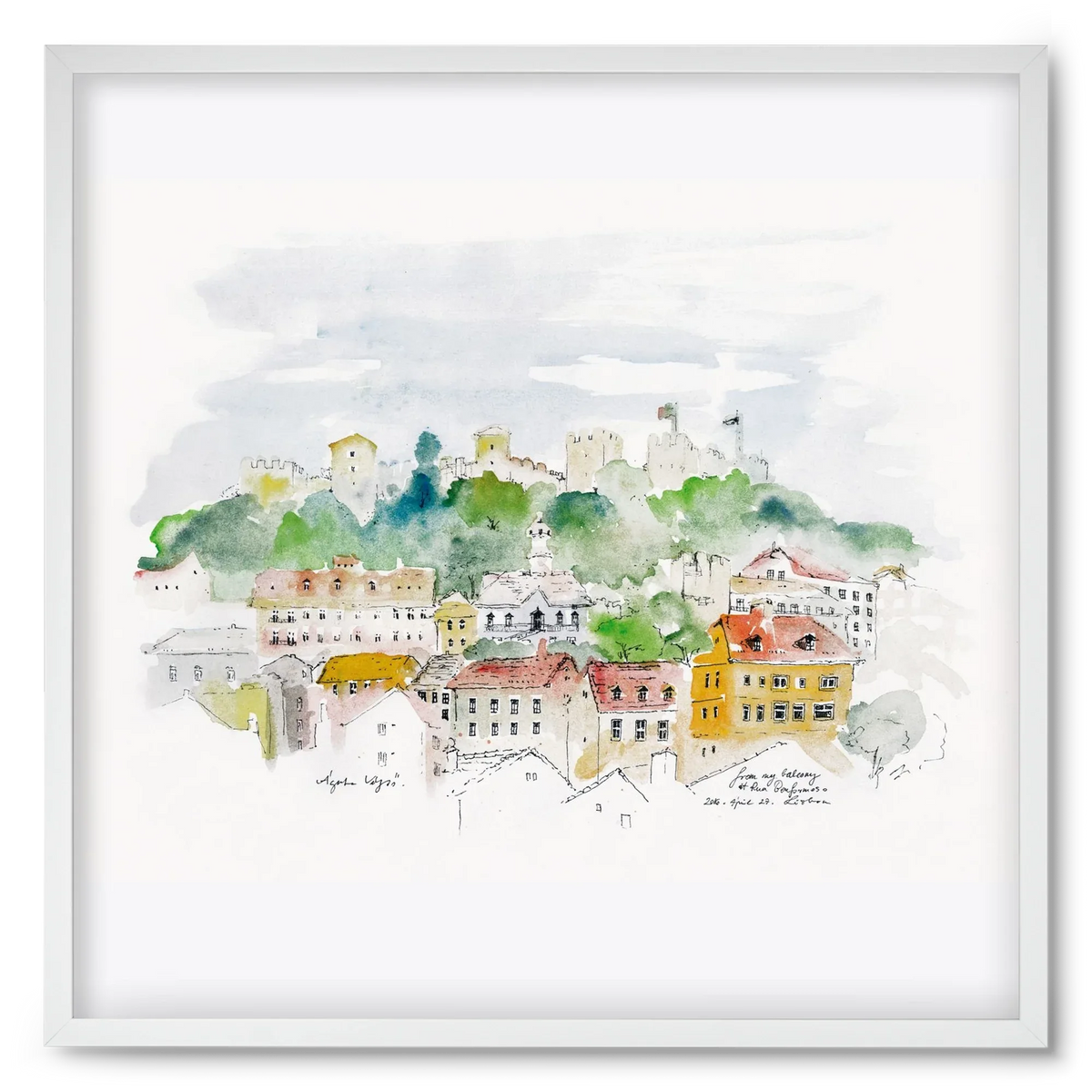 LISBON AQUARELLE NO.13 - artbridge