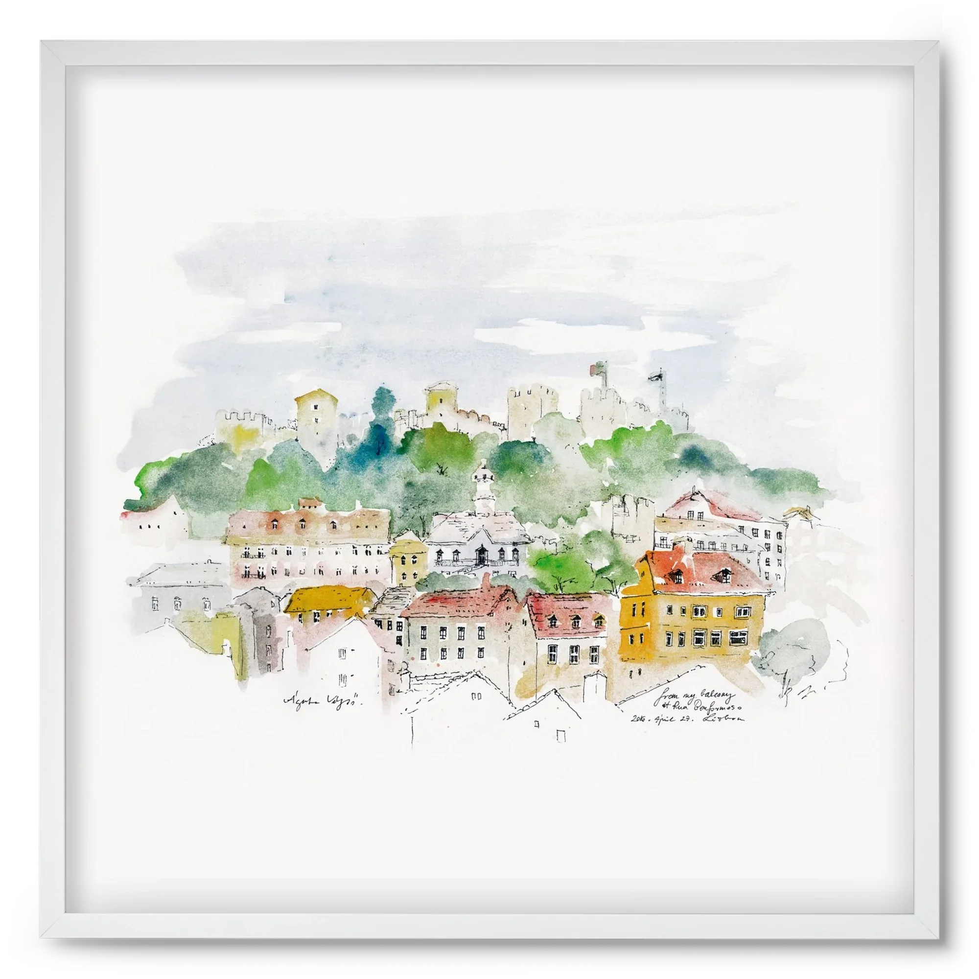 LISBON AQUARELLE NO.13 - artbridge