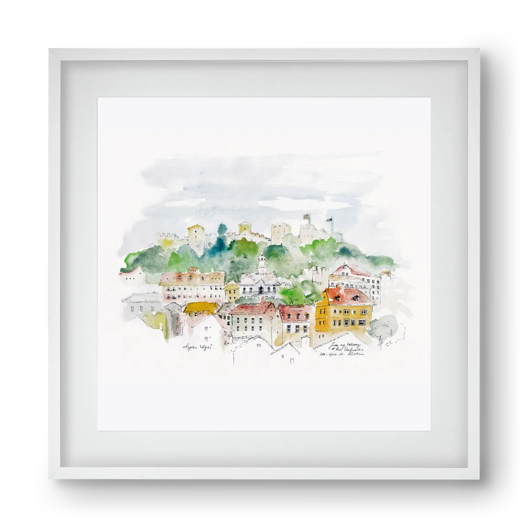 LISBON AQUARELLE NO.13 - artbridge