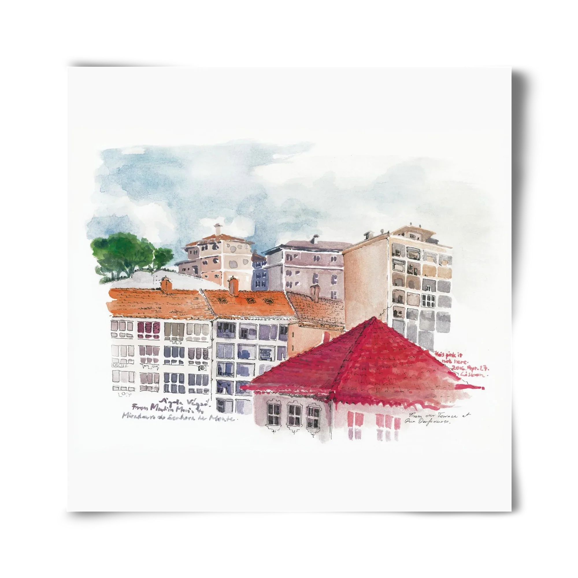 LISBON AQUARELLE NO.15 - artbridge