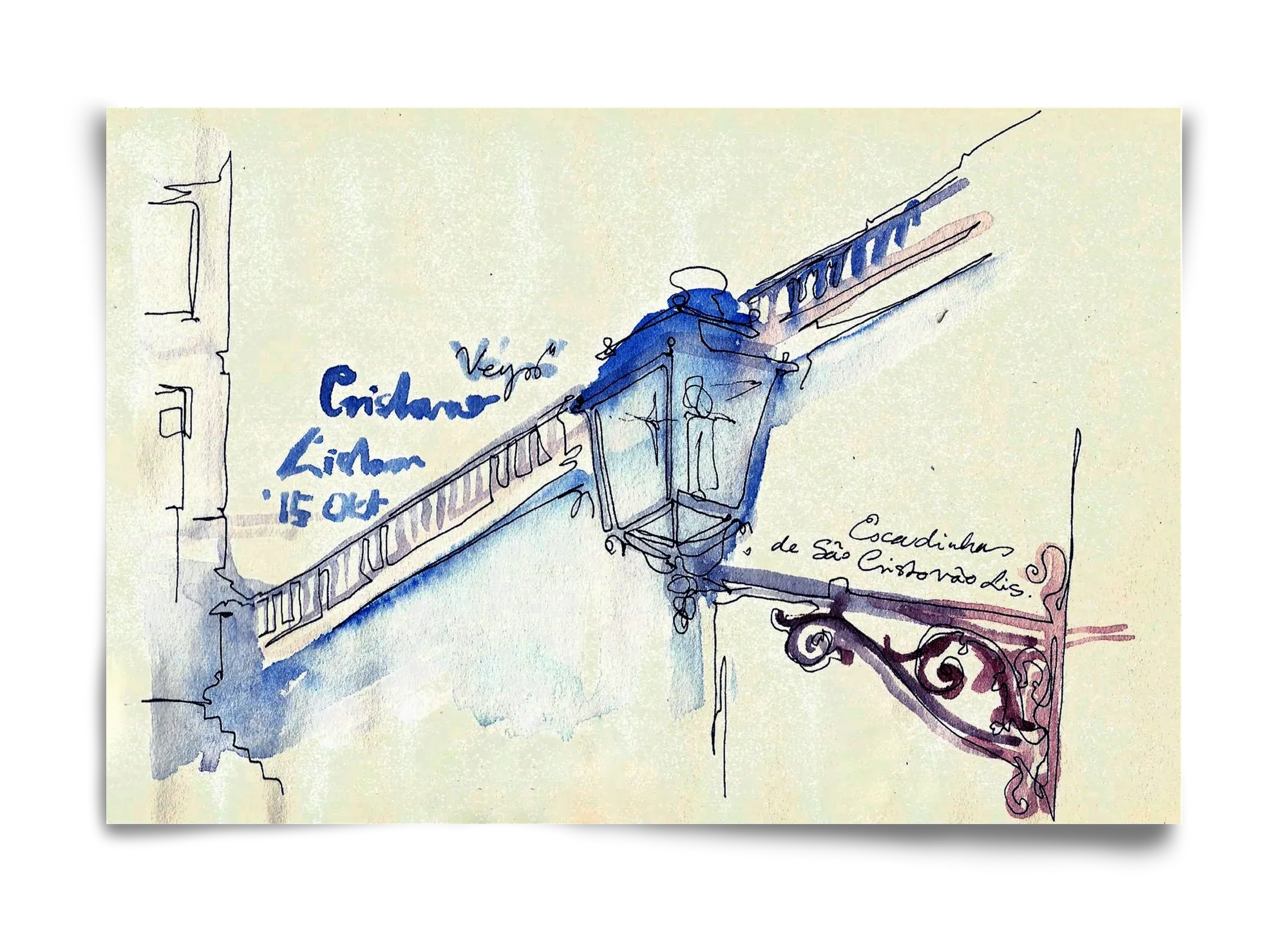 LISBON AQUARELLE NO.17 - artbridge