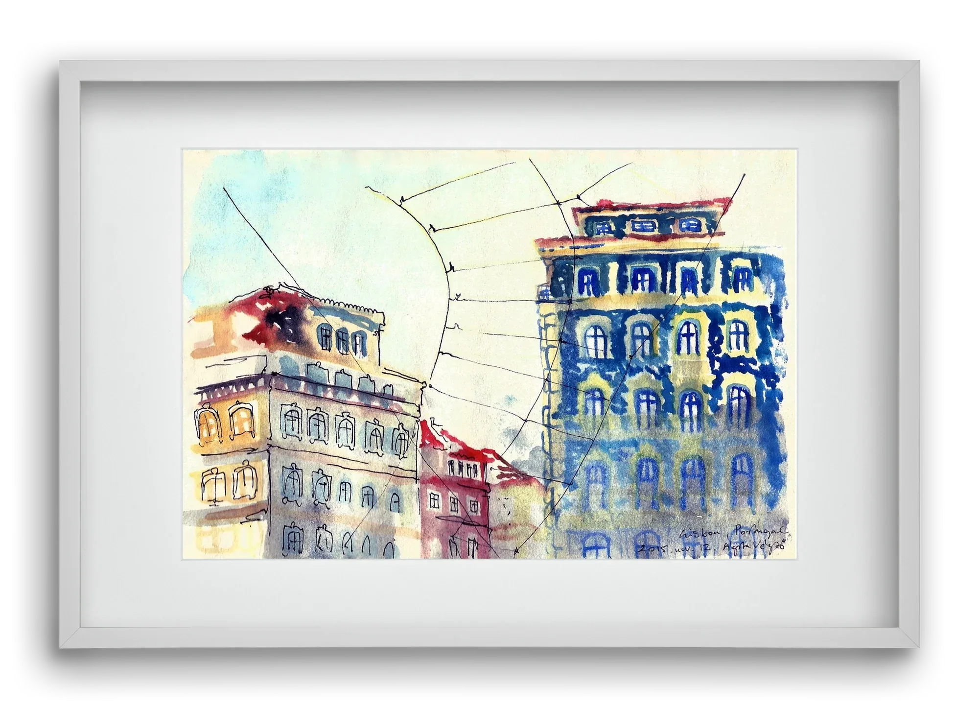 LISBON AQUARELLE NO.18 - artbridge
