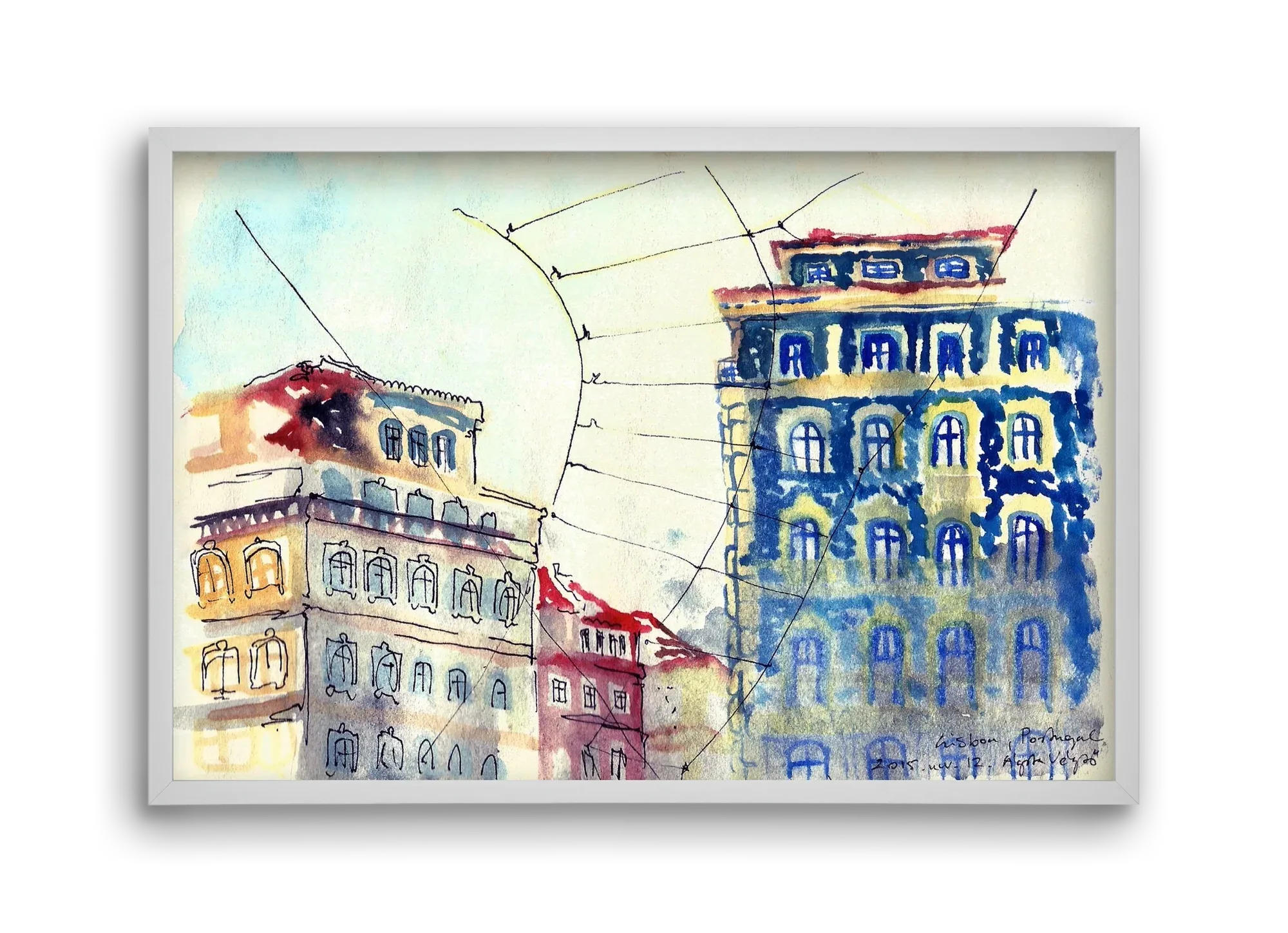 LISBON AQUARELLE NO.18 - artbridge