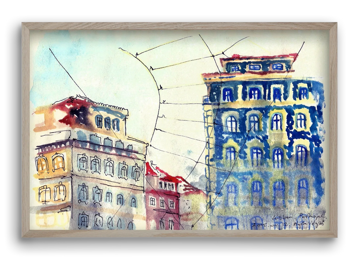 LISBON AQUARELLE NO.18 - artbridge