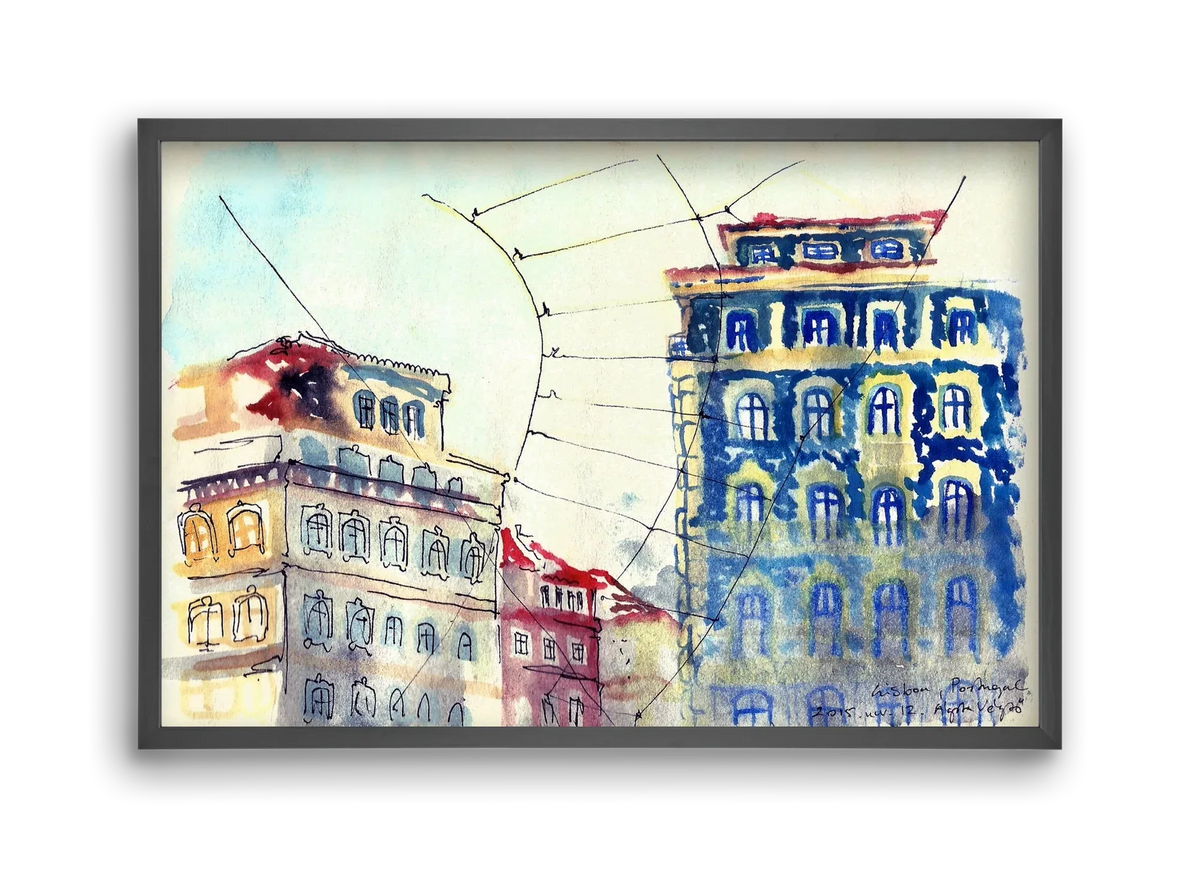 LISBON AQUARELLE NO.18 - artbridge