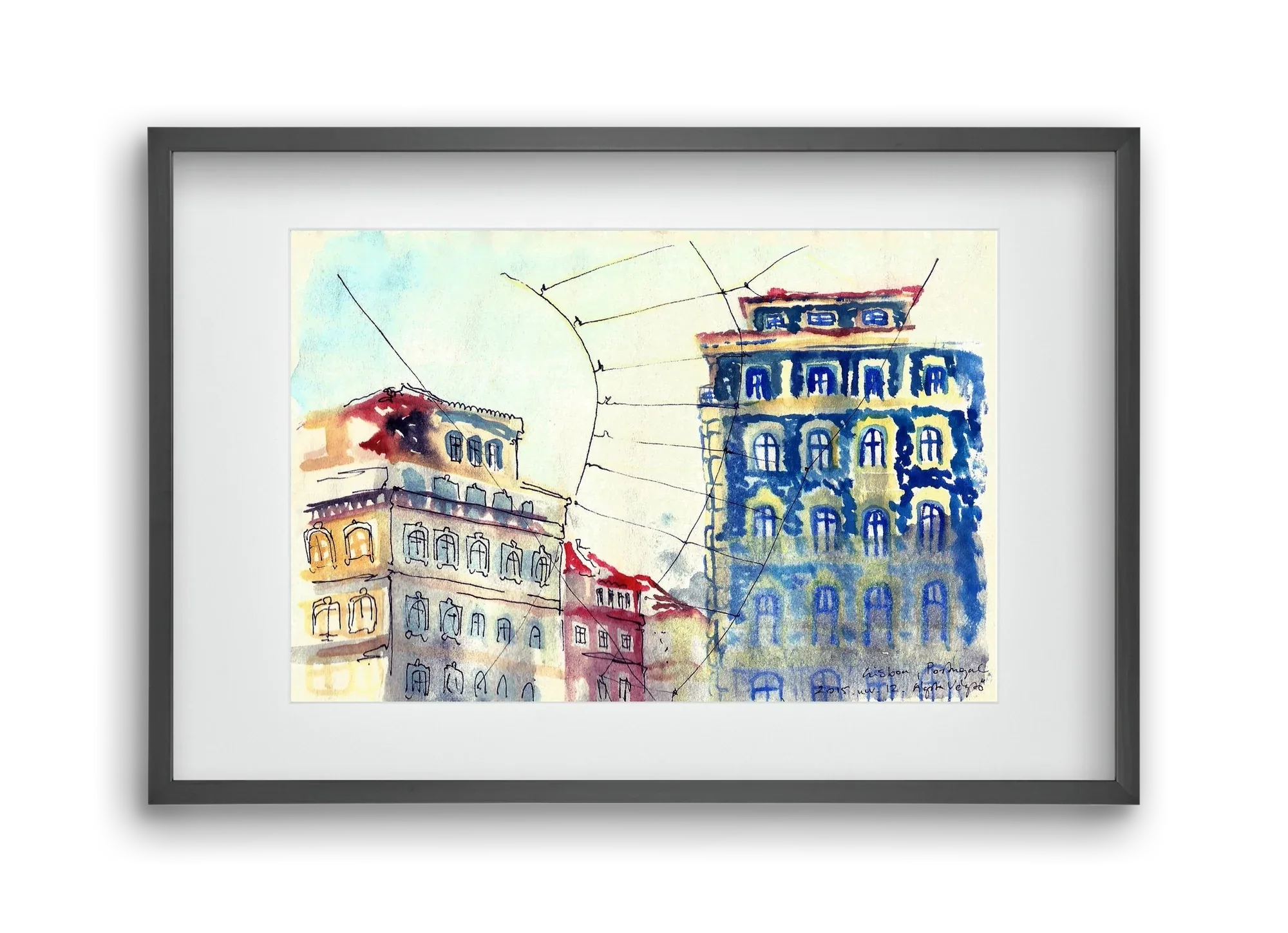LISBON AQUARELLE NO.18 - artbridge