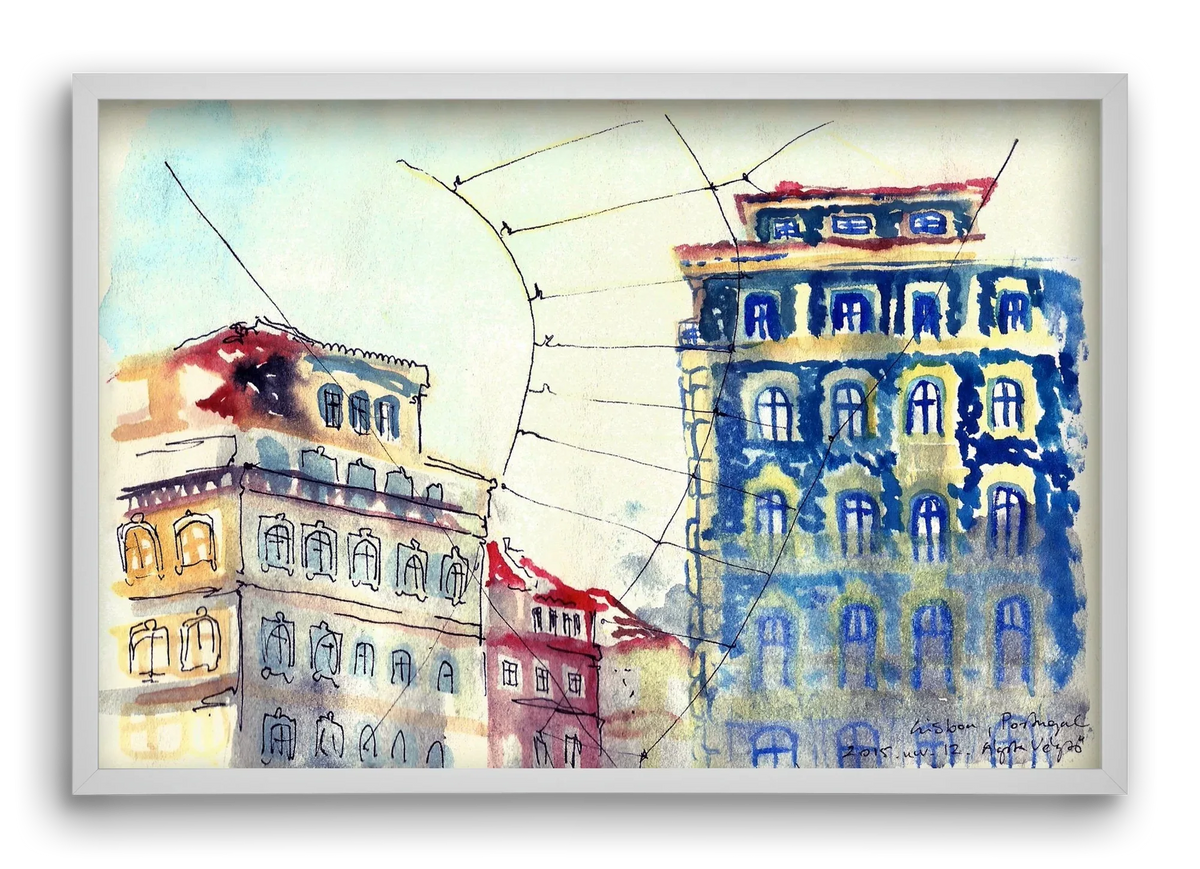 LISBON AQUARELLE NO.18 - artbridge