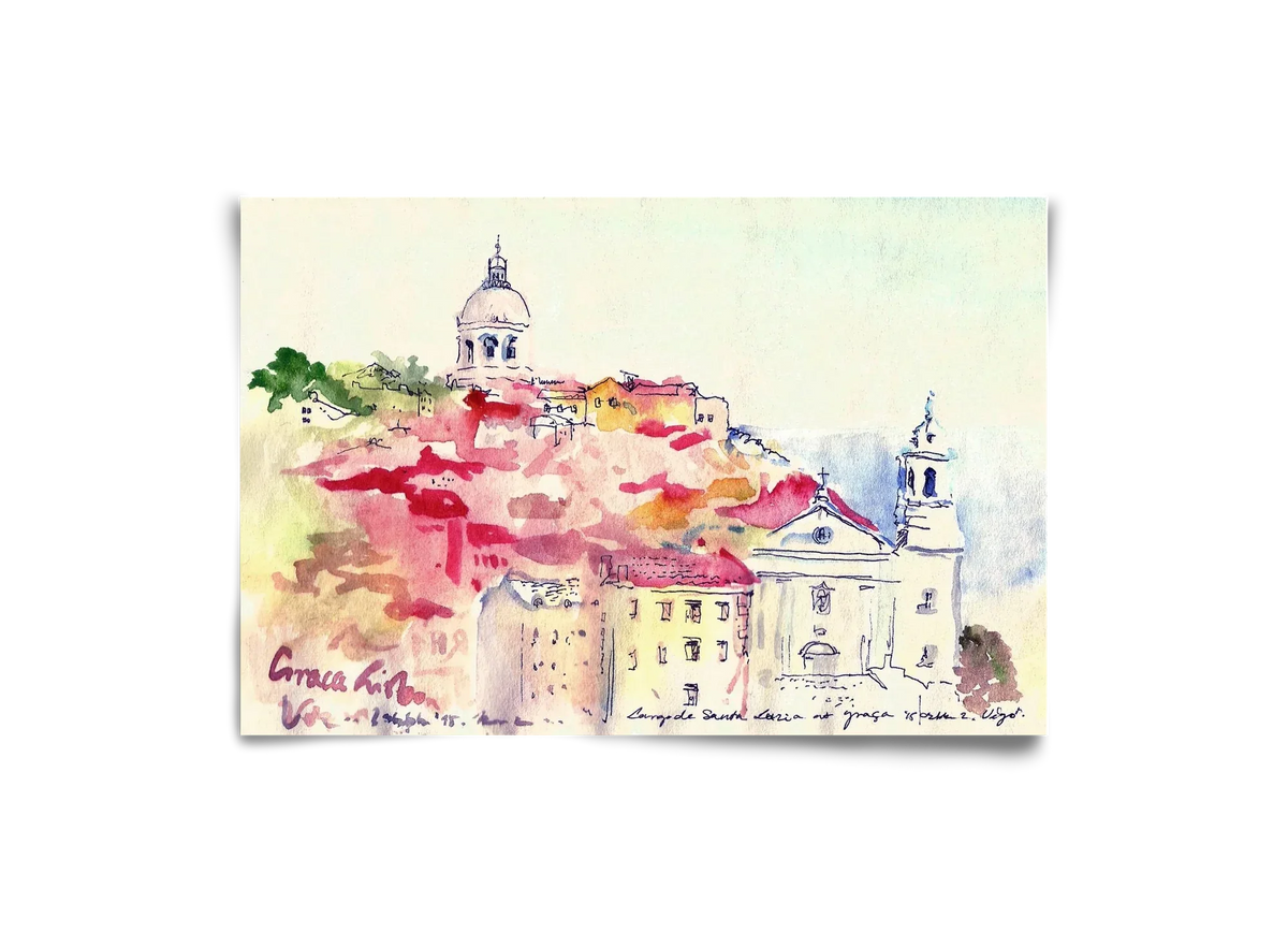 LISBON AQUARELLE NO.19 - artbridge
