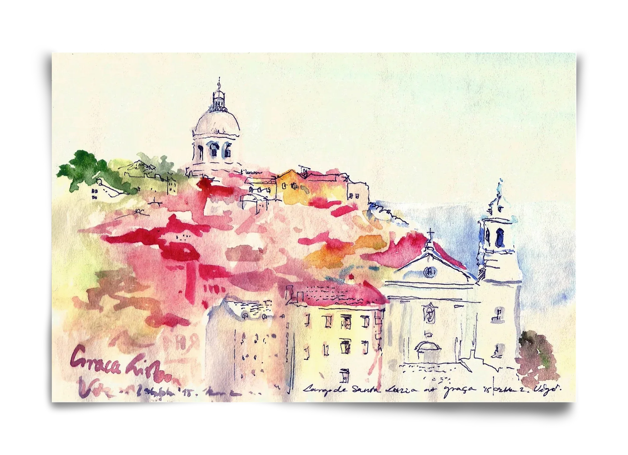LISBON AQUARELLE NO.19 - artbridge