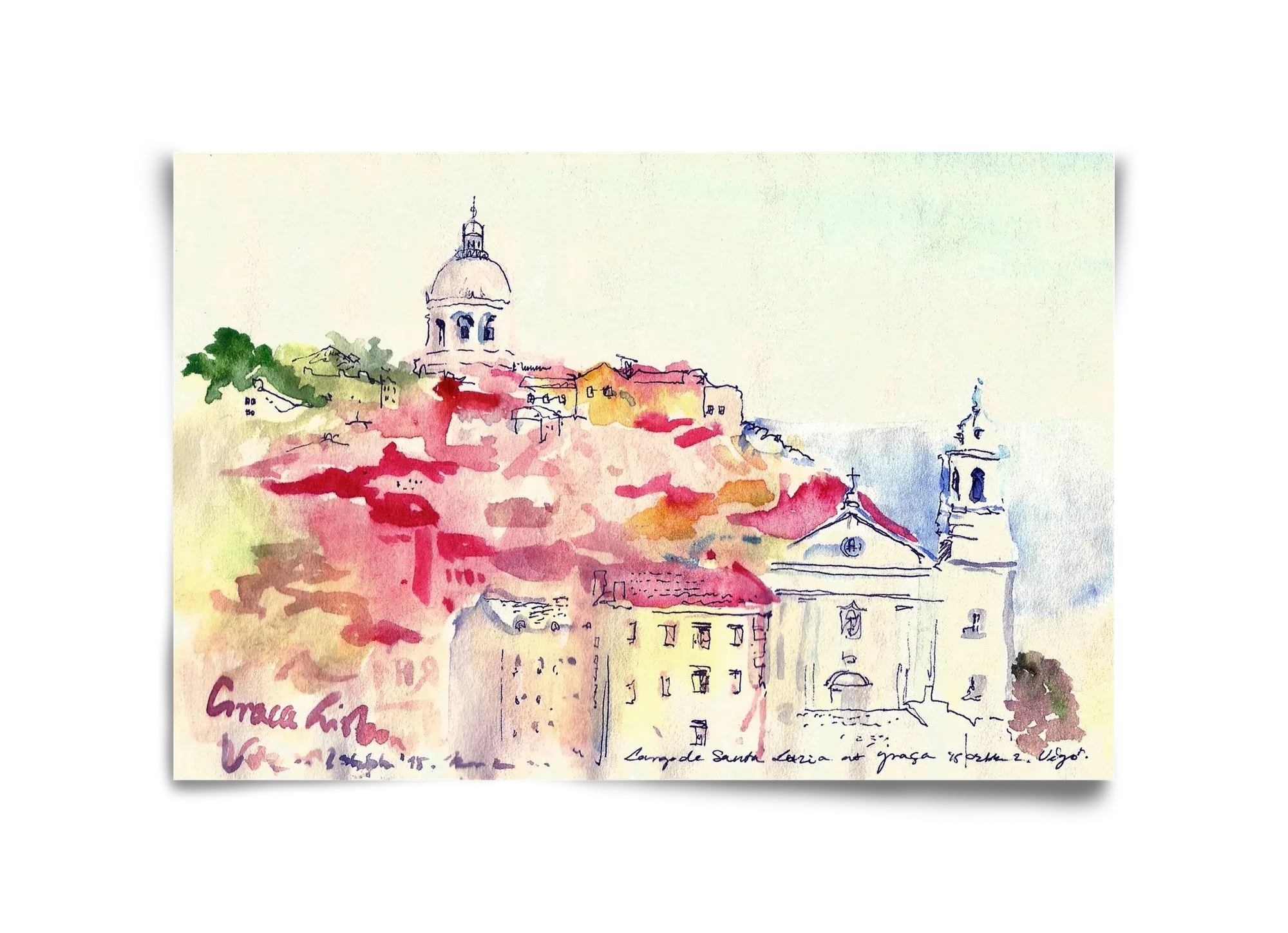 LISBON AQUARELLE NO.19 - artbridge