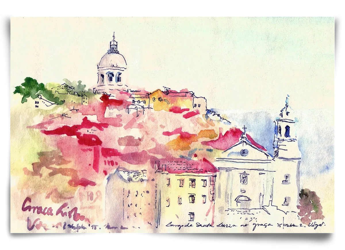 LISBON AQUARELLE NO.19 - artbridge