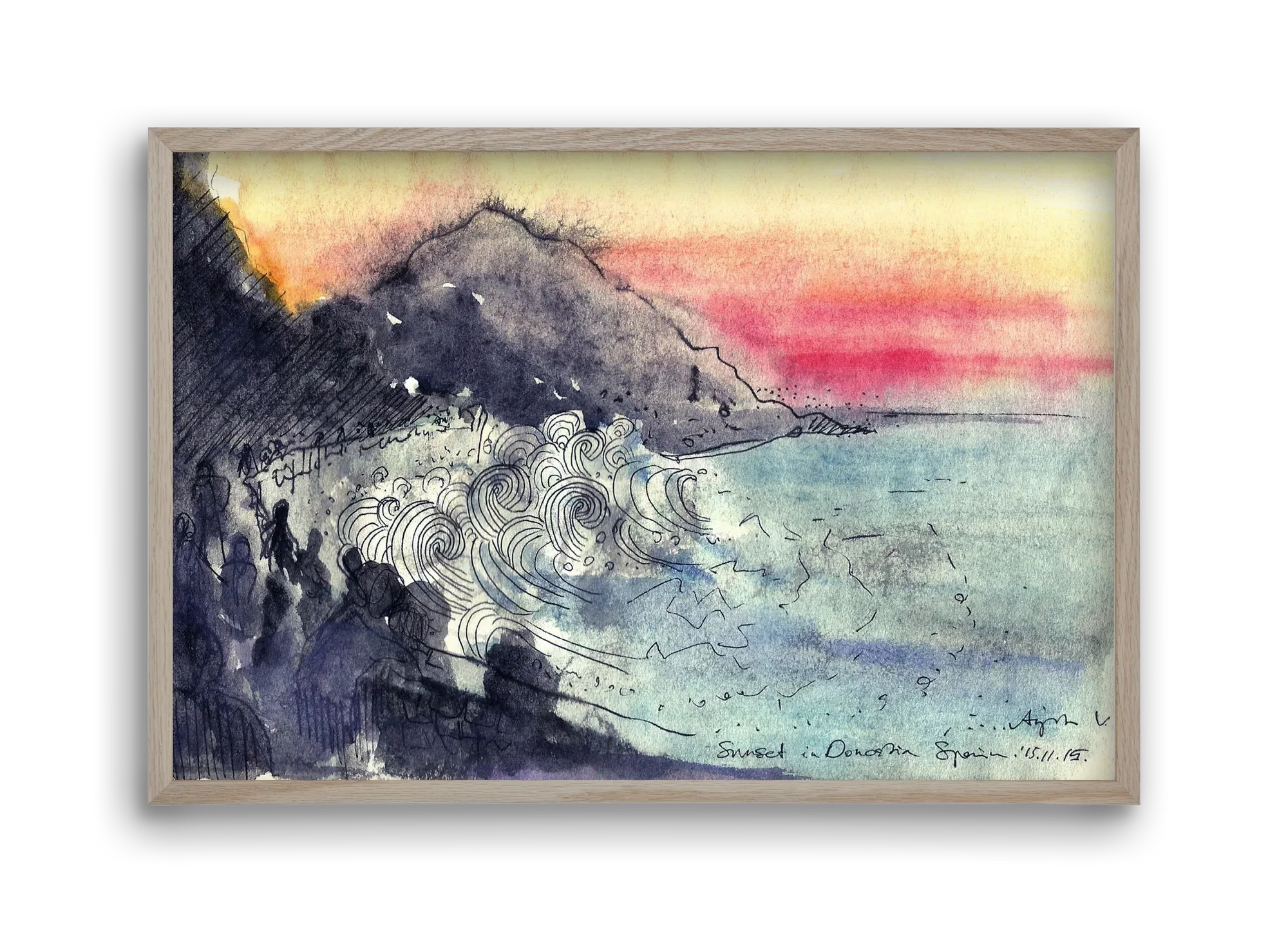 SAN SEBASTIAN AQUARELLE NO.1 - artbridge