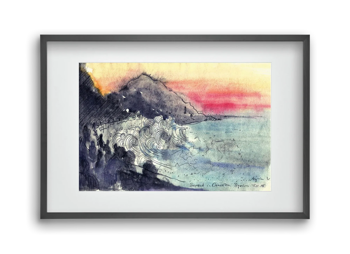 SAN SEBASTIAN AQUARELLE NO.1 - artbridge