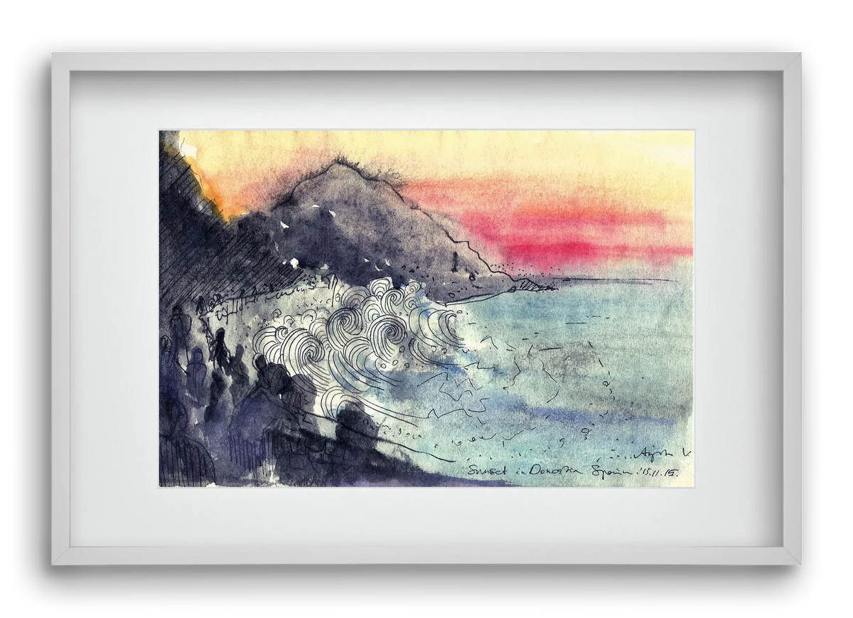SAN SEBASTIAN AQUARELLE NO.1 - artbridge