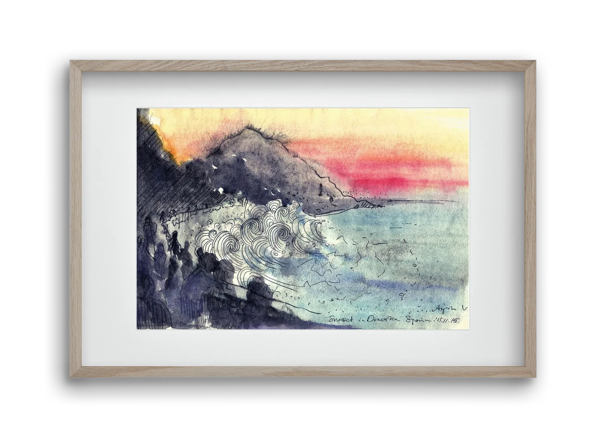 SAN SEBASTIAN AQUARELLE NO.1 - artbridge