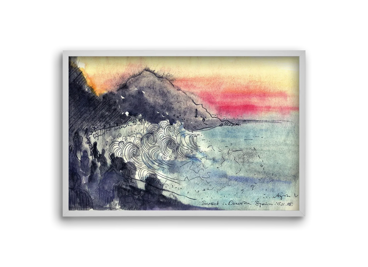 SAN SEBASTIAN AQUARELLE NO.1 - artbridge