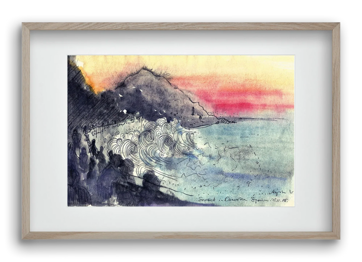 SAN SEBASTIAN AQUARELLE NO.1 - artbridge